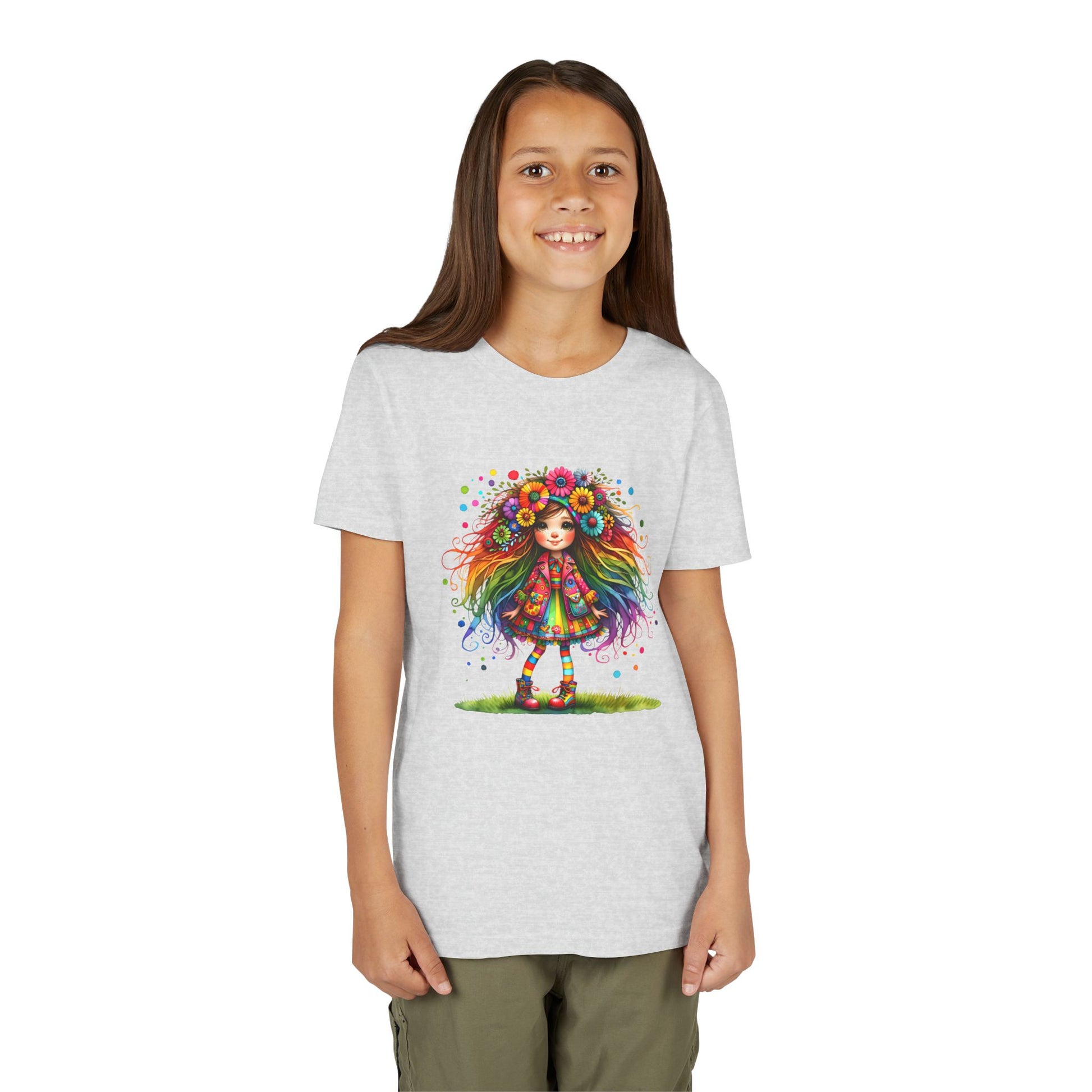 Whimsical Flower Child Youth Tee
