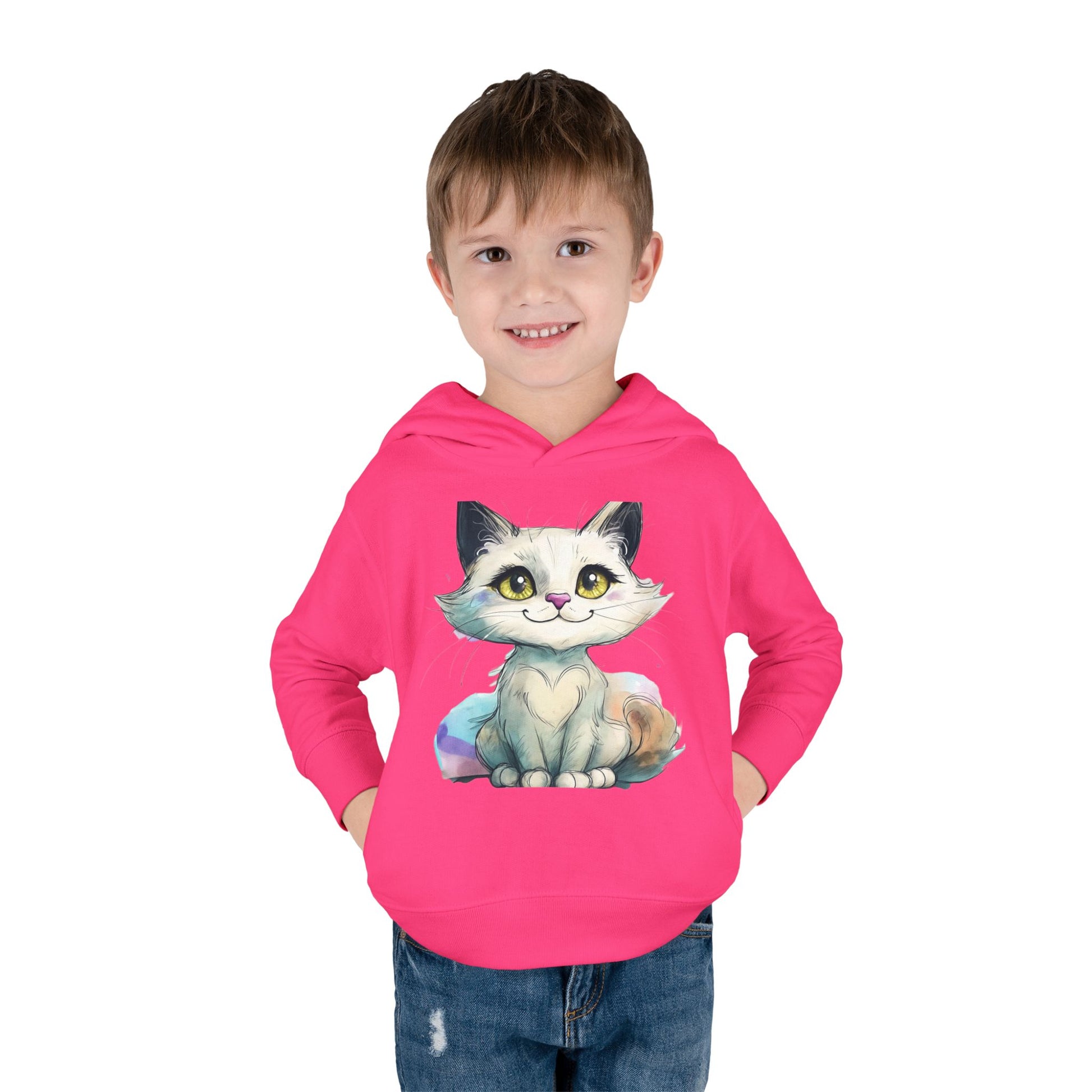 Cute Cat Toddler Hoodie