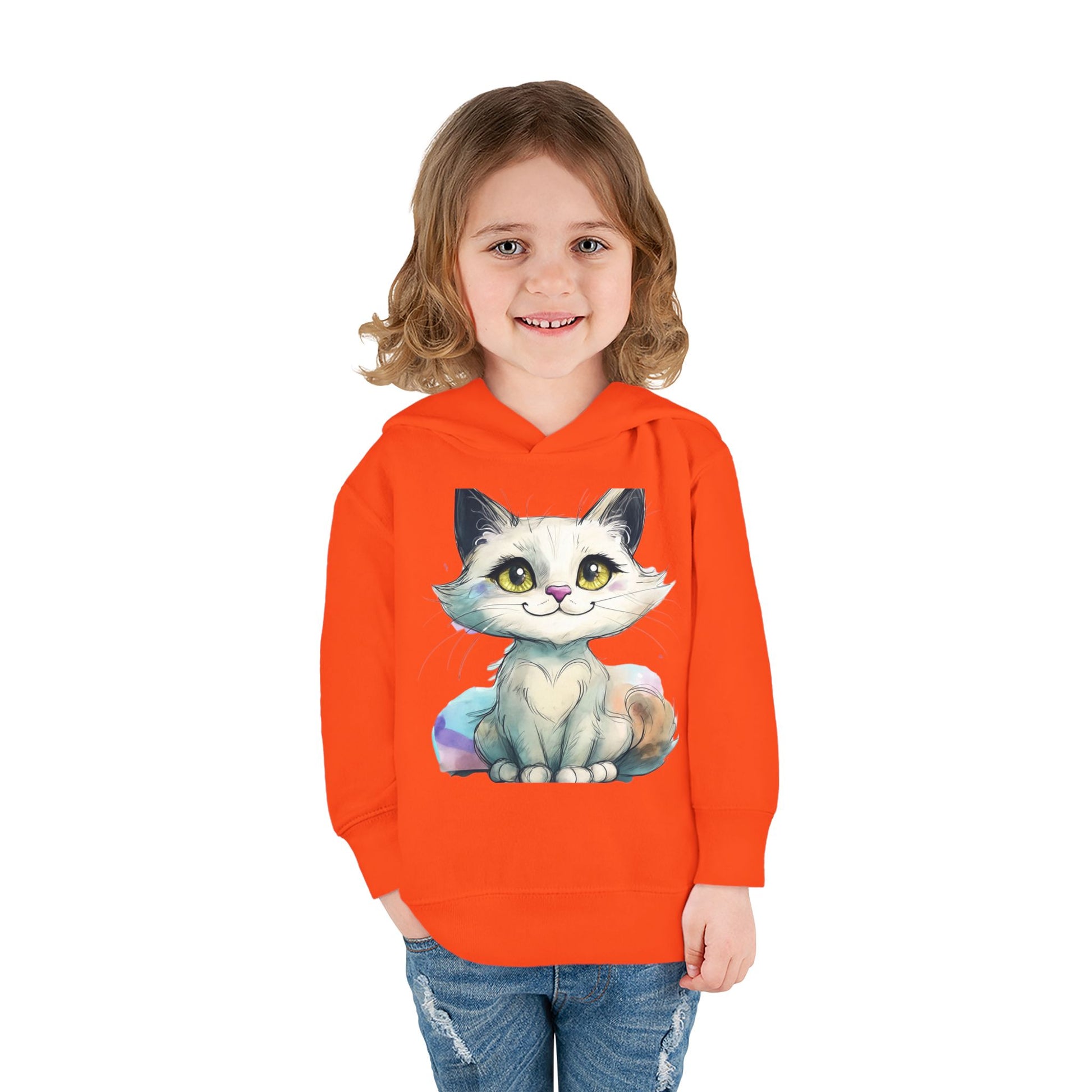 Cute Cat Toddler Hoodie
