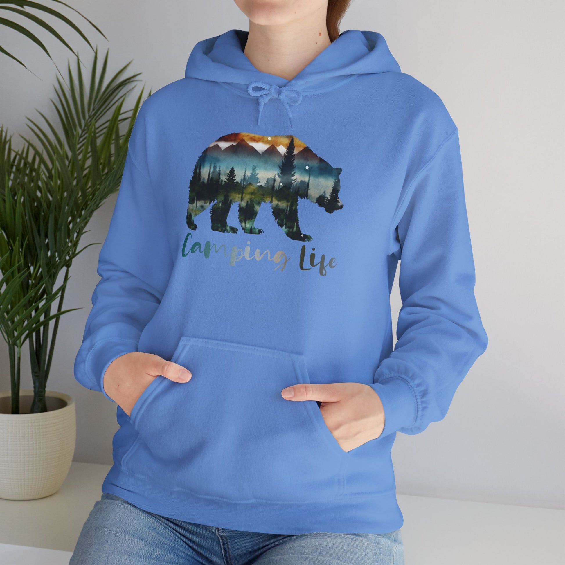 Camping Life Bear Hoodie