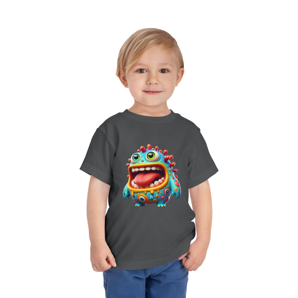 Colorful Toddler Tee with Fun Monster Design