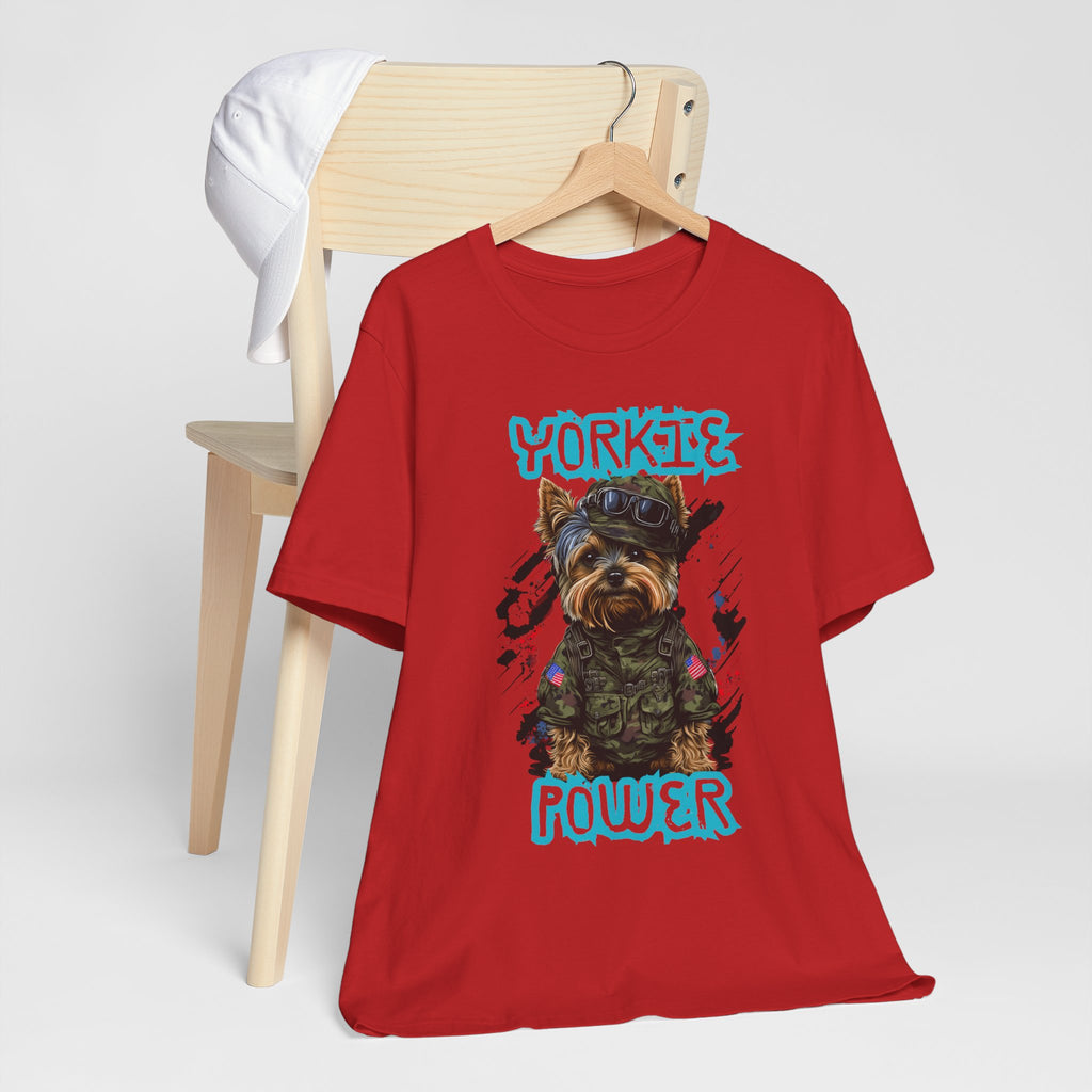 Yorkie Power Unisex Tee