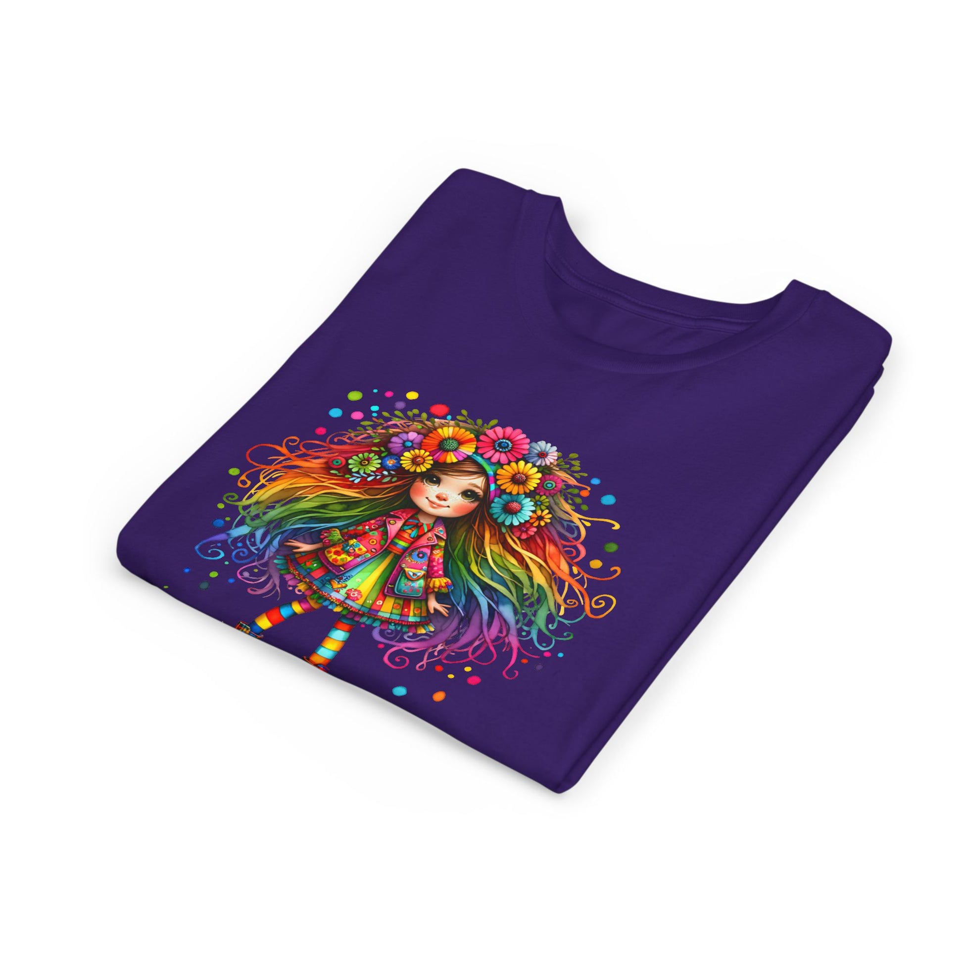 Whimsical Flower Child Youth Tee