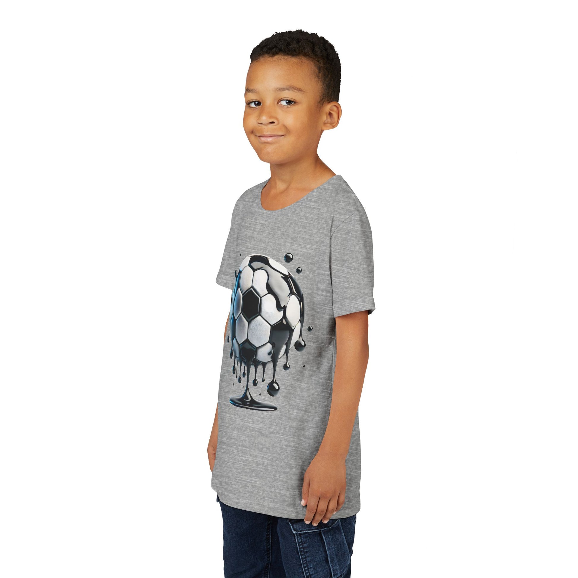 Dripping Soccer Ball Youth Tee