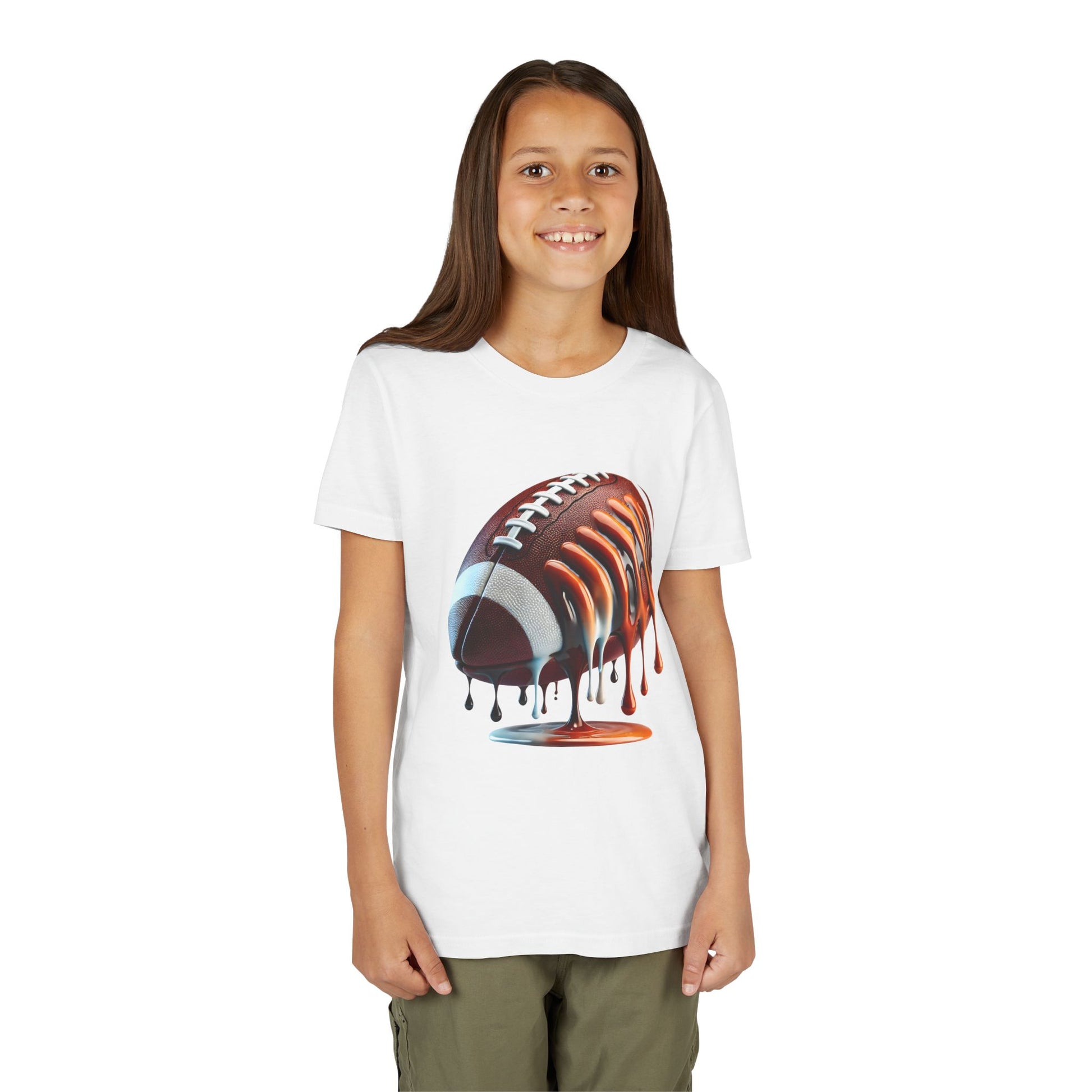 Dripping Football Youth Tee