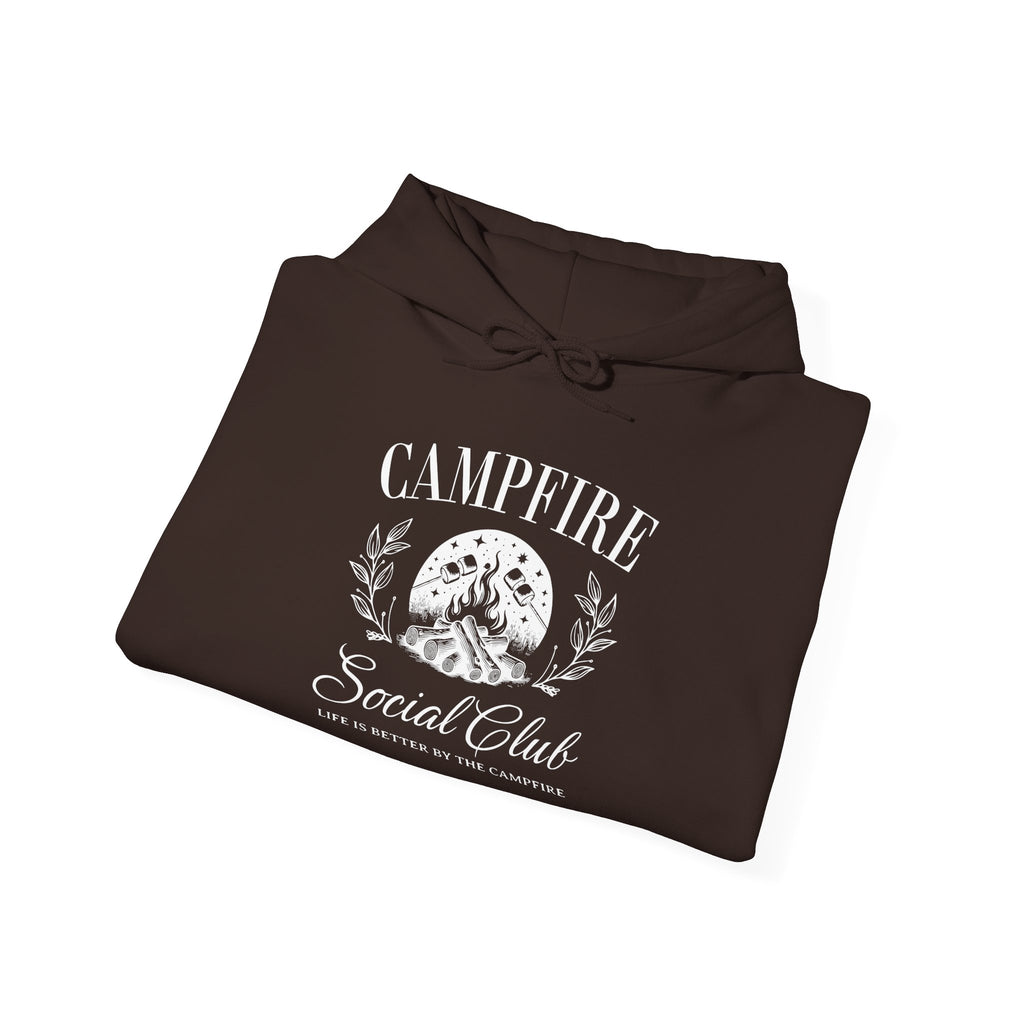 Campfire Social Club Hoodie – Life’s Better Around the Flames