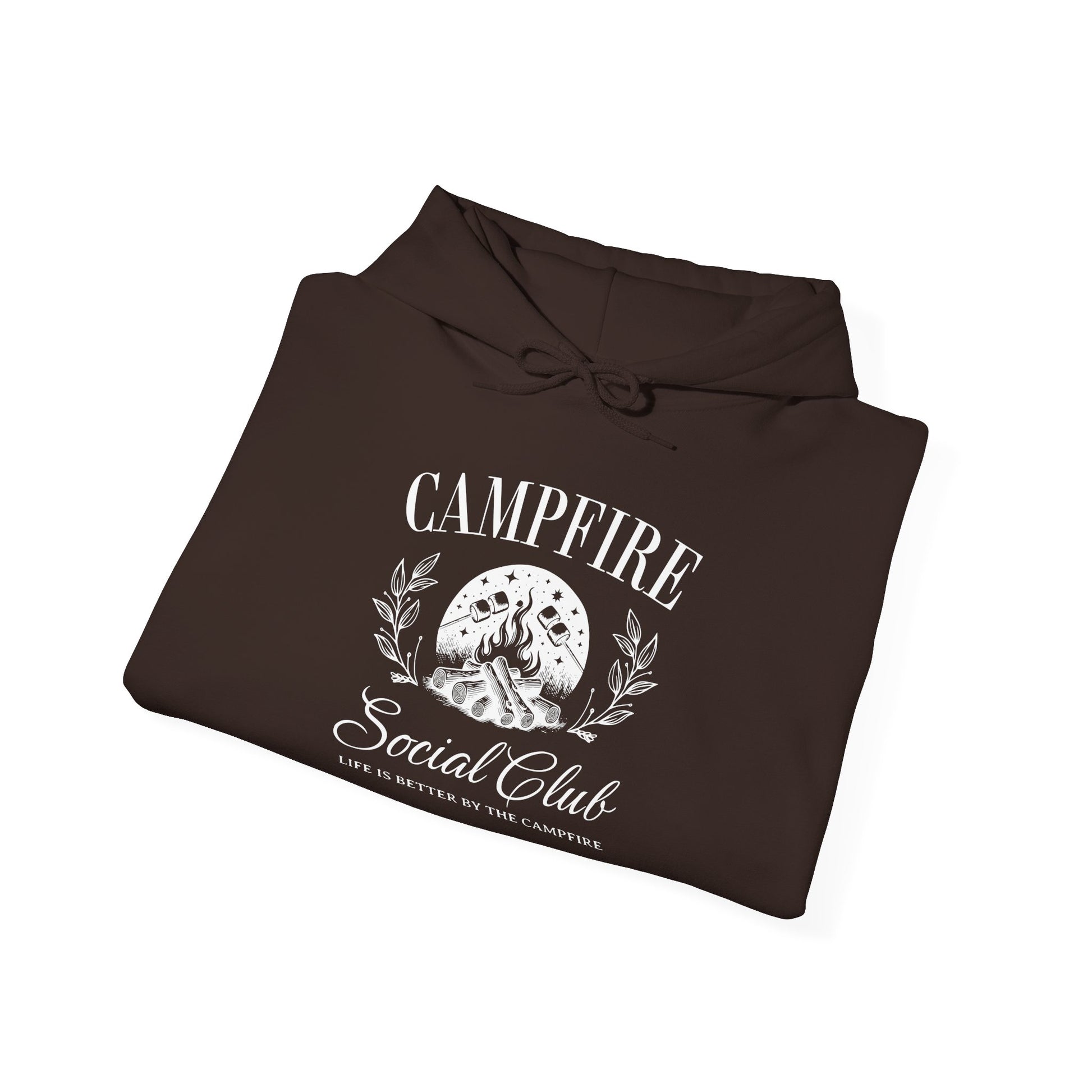 Campfire Social Club Hoodie – Life’s Better Around the Flames