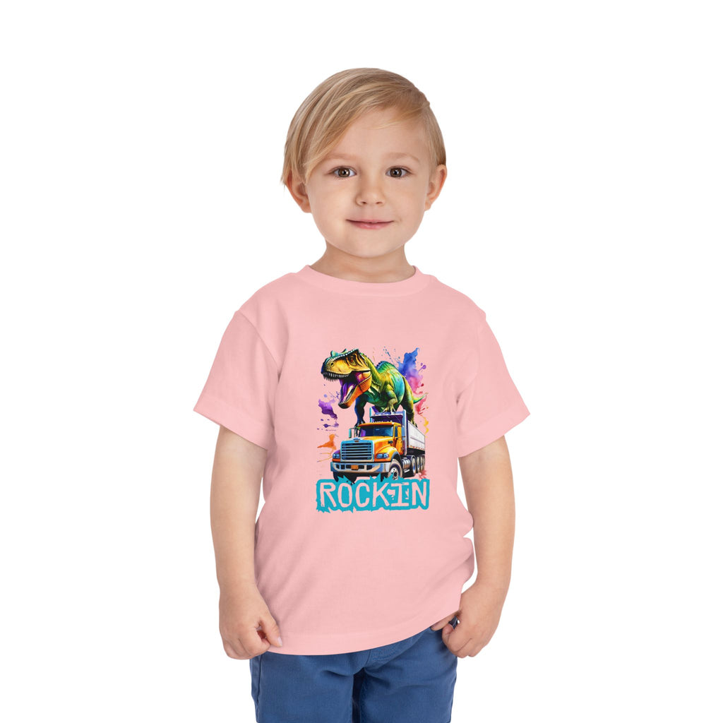 Rockin' Toddler Tee - Dino Design