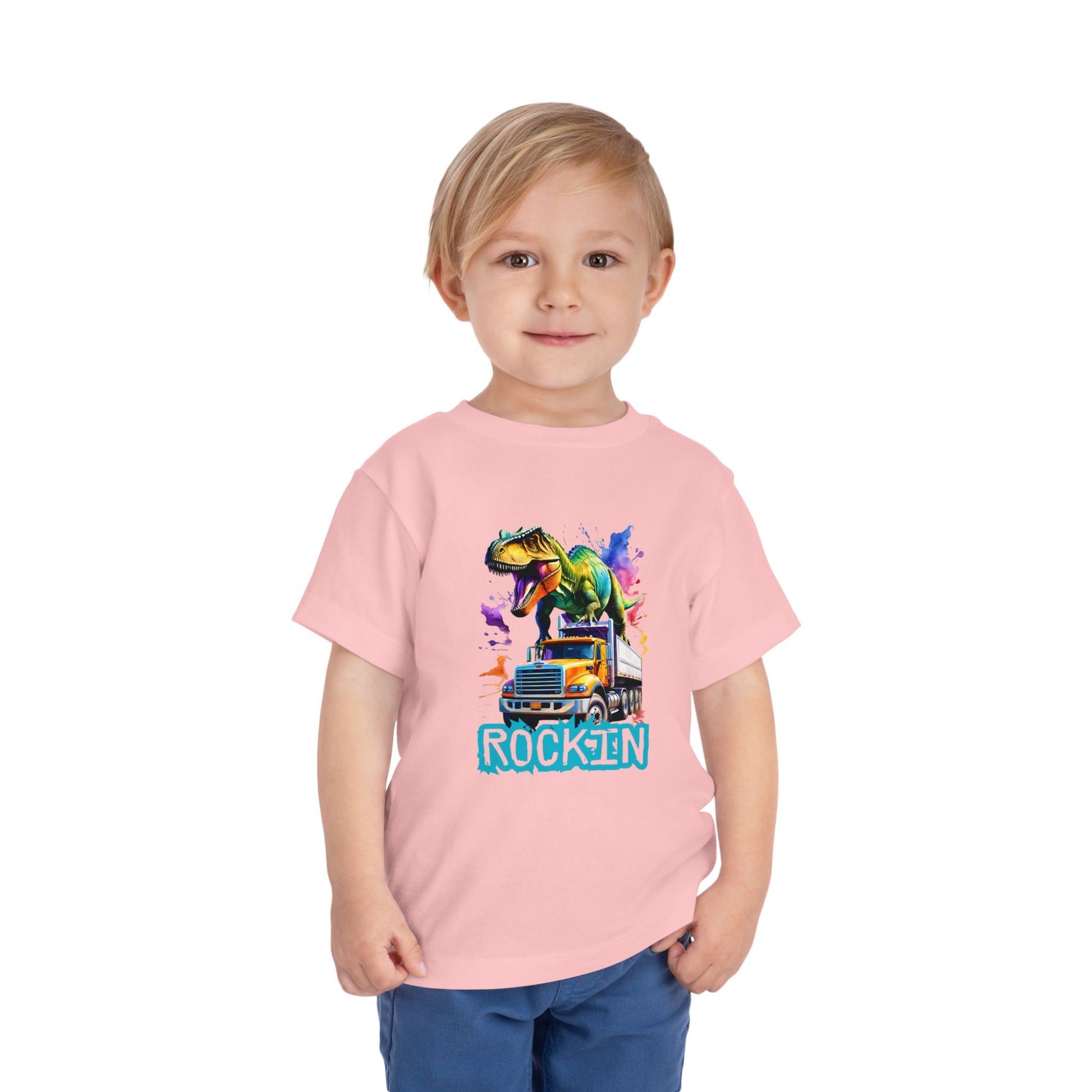 Rockin' Toddler Tee - Dino Design