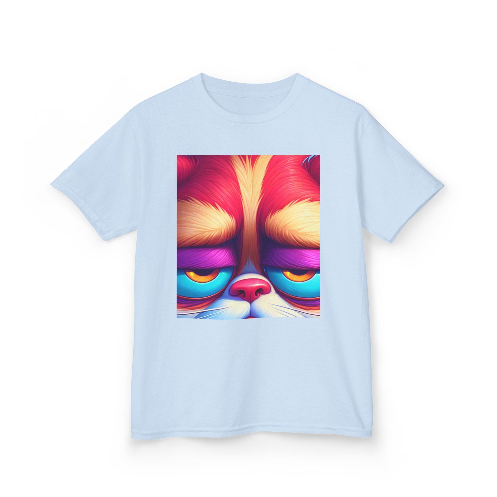 Colorful Grumpy Cat Kids Tee