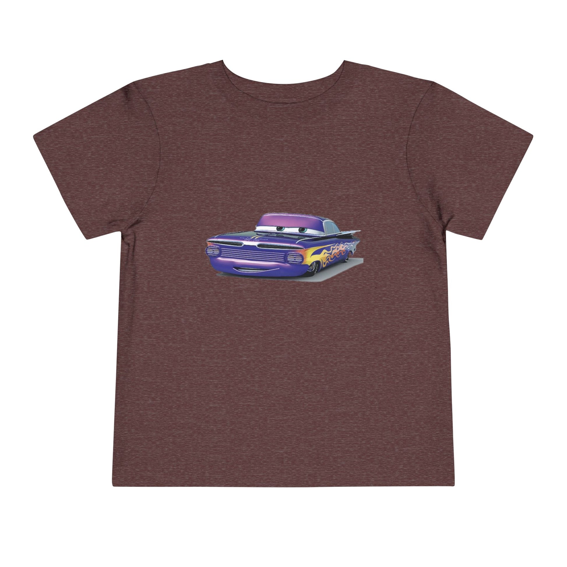 Toddler Short Sleeve Tee Featuring Fun Car Design