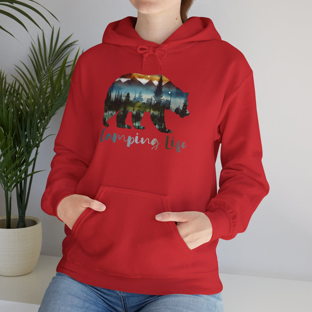 Camping Life Bear Hoodie