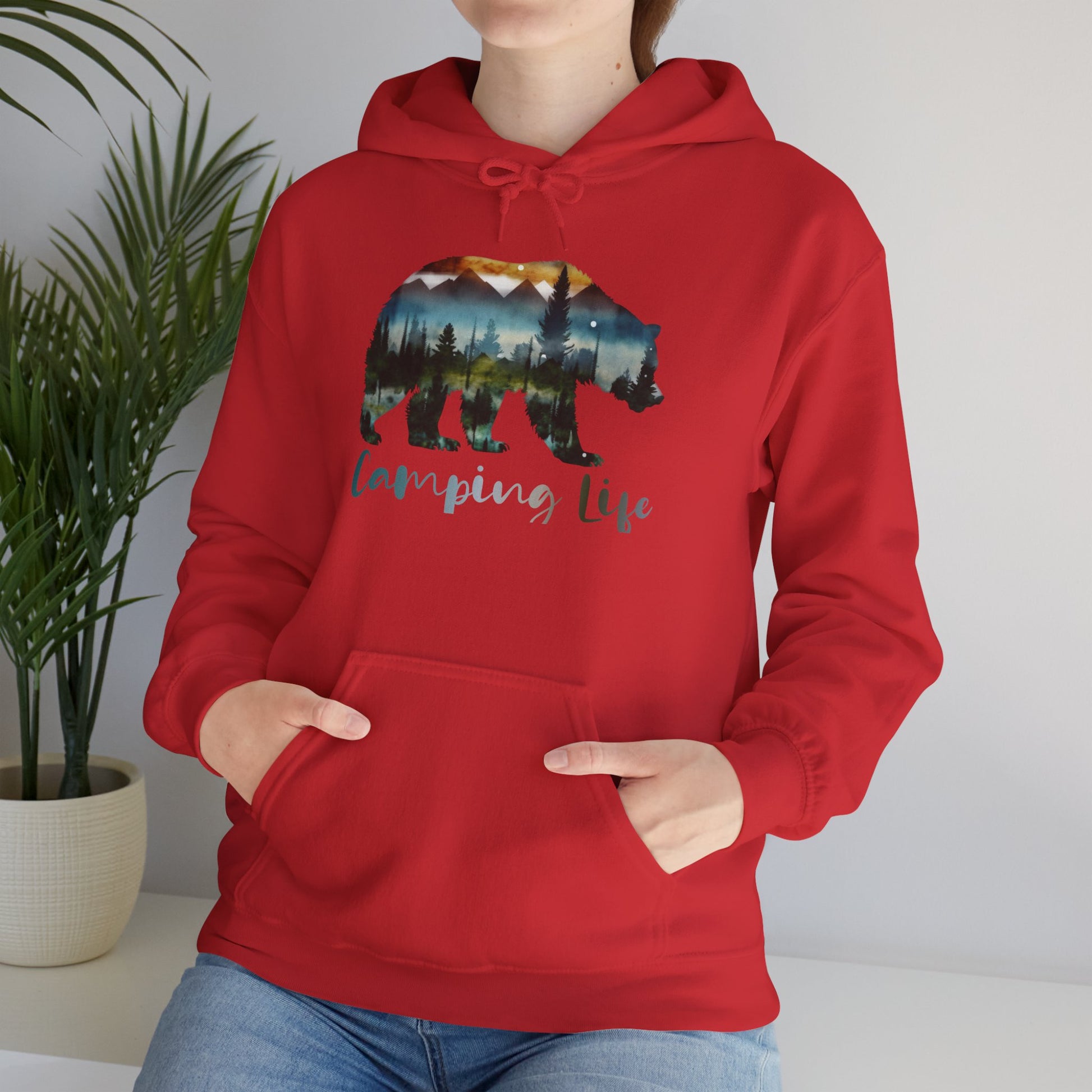 Camping Life Bear Hoodie