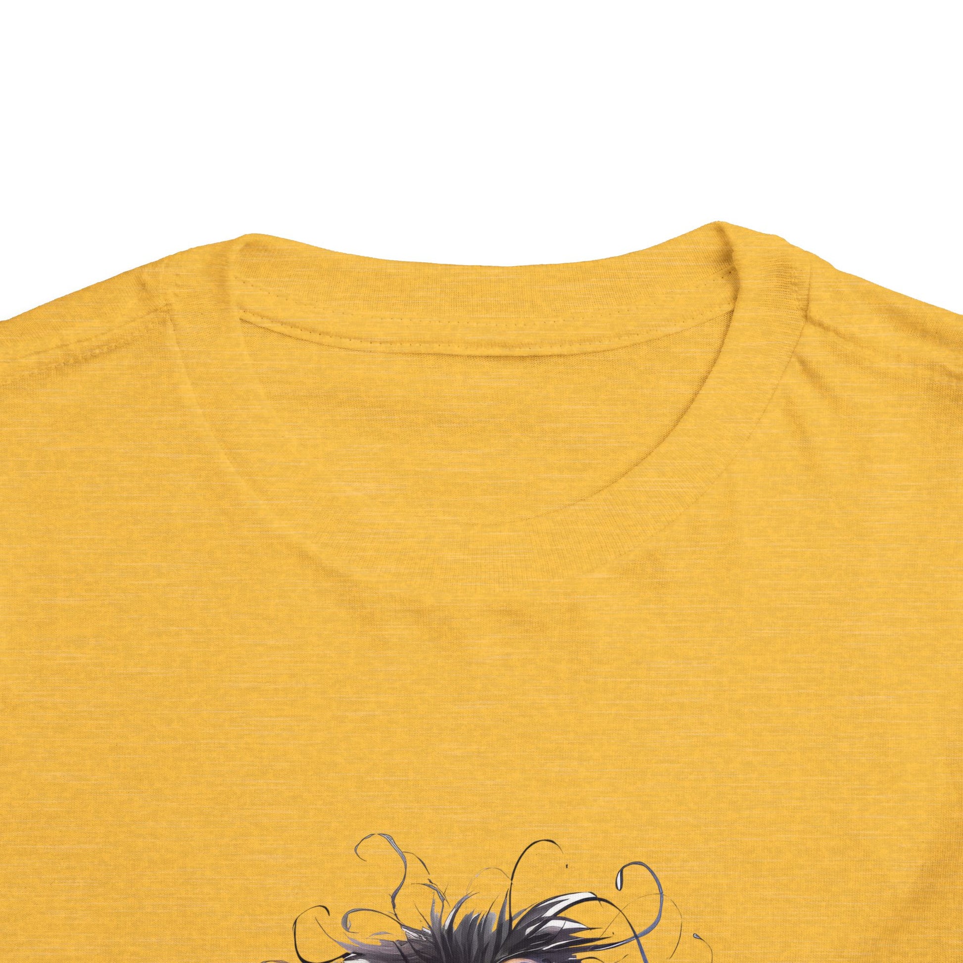 Whimsical Toddler Short Sleeve Tee with Adorable Cartoon Bird