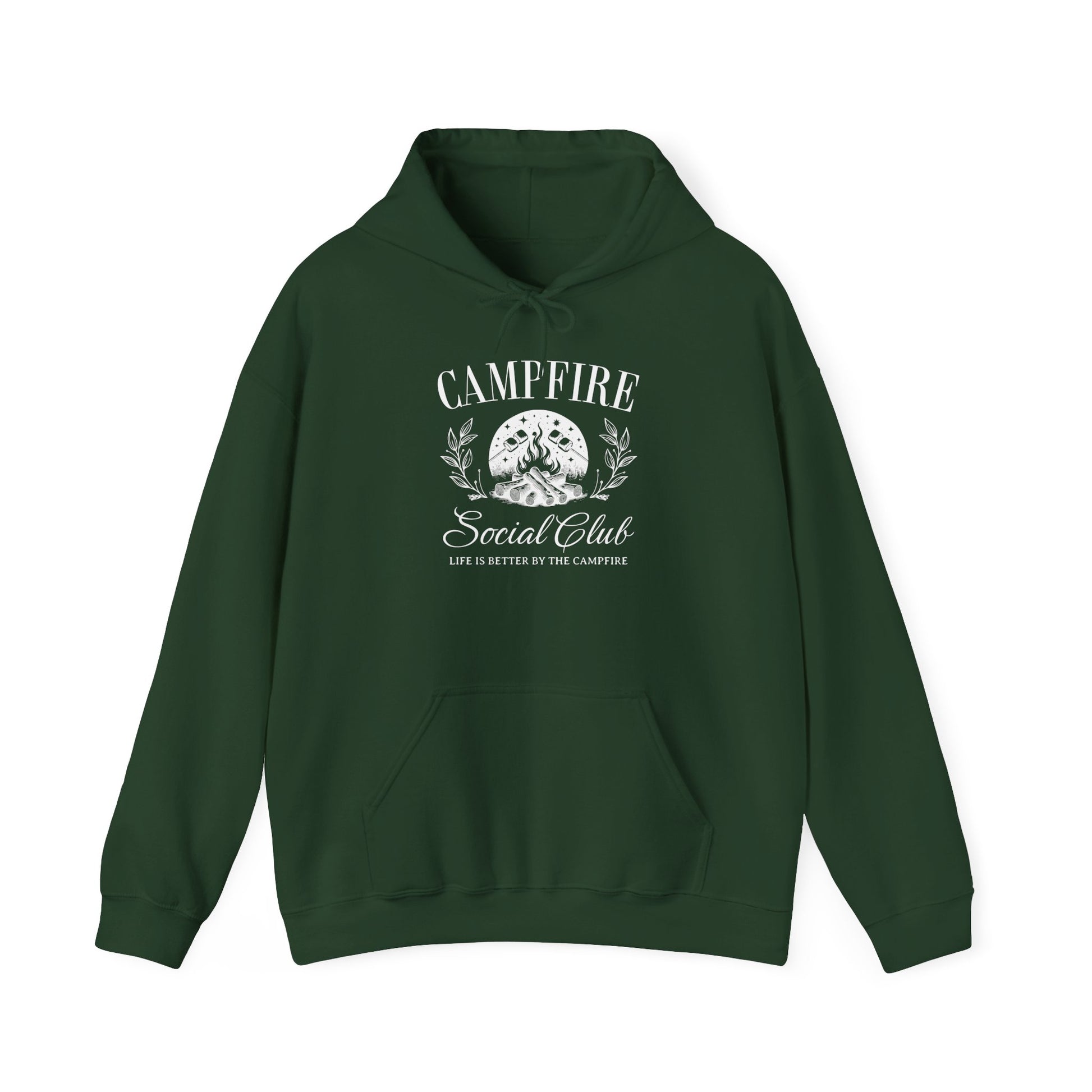 Campfire Social Club Hoodie – Life’s Better Around the Flames