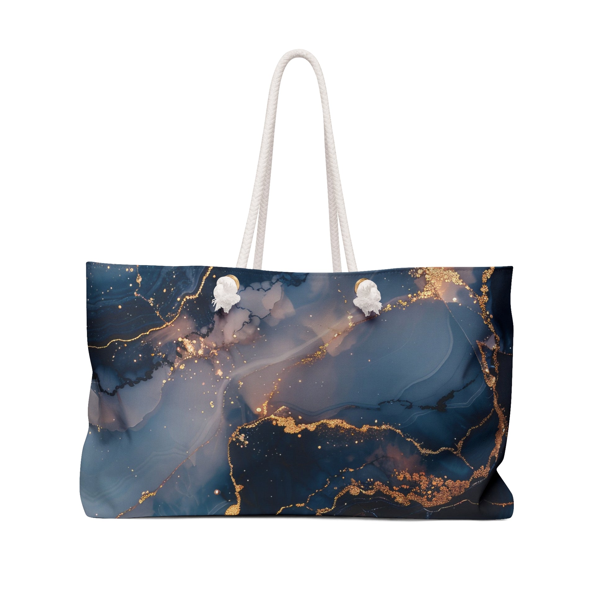 Marble Print Weekender Bag