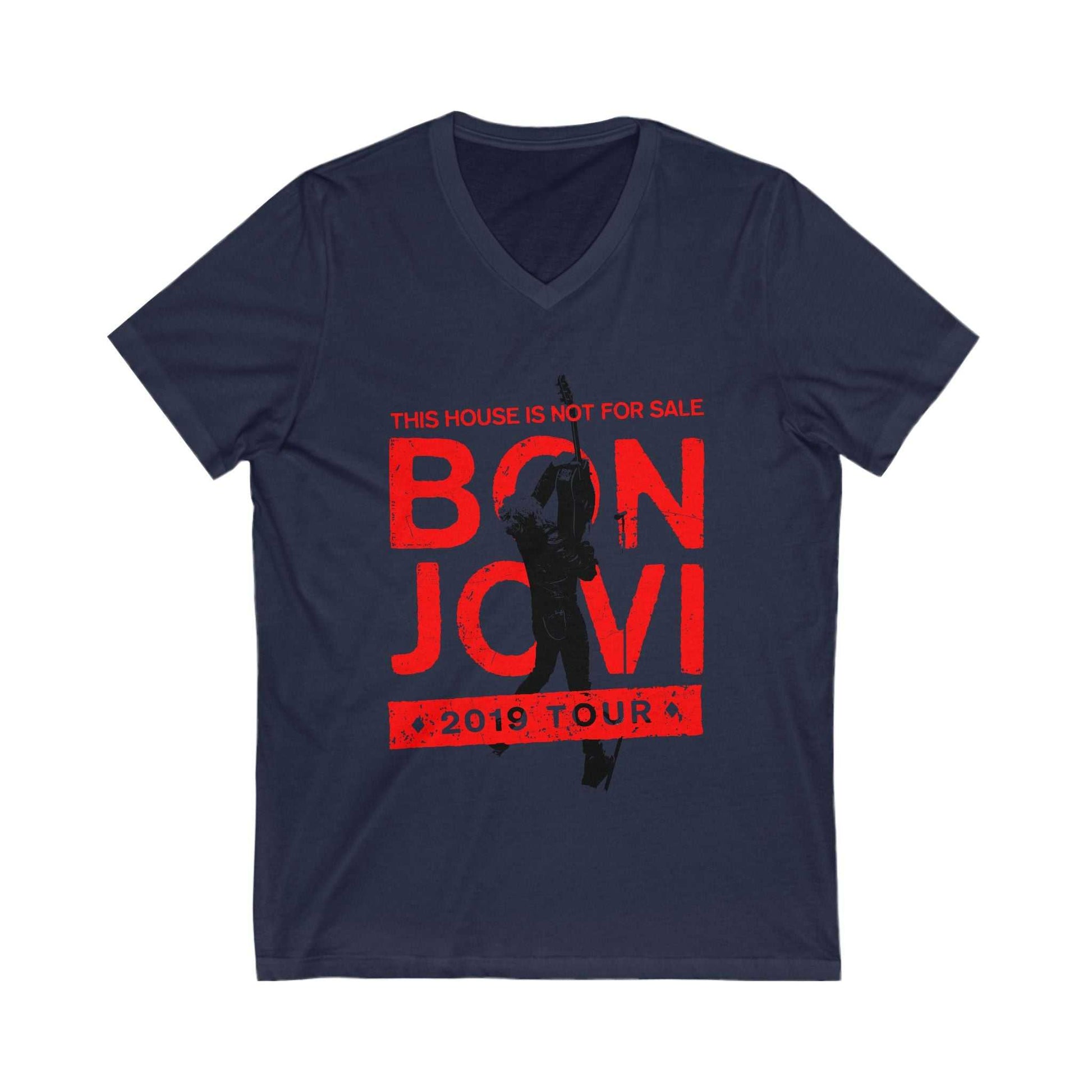Rock 2019 Tour Unisex V-Neck Tee