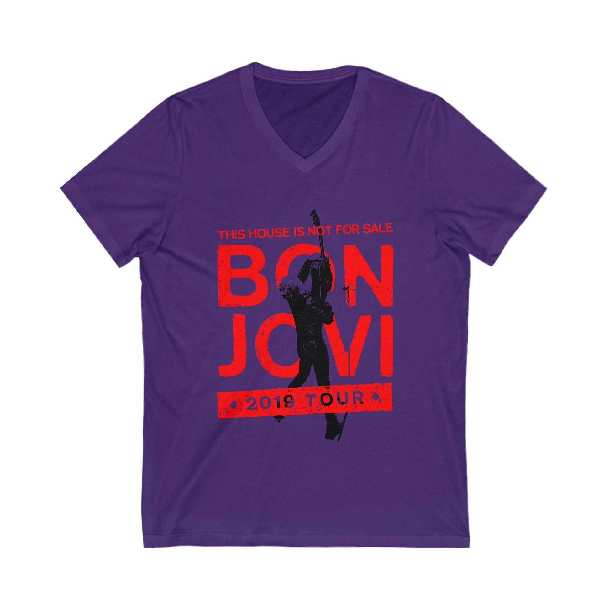 Rock 2019 Tour Unisex V-Neck Tee