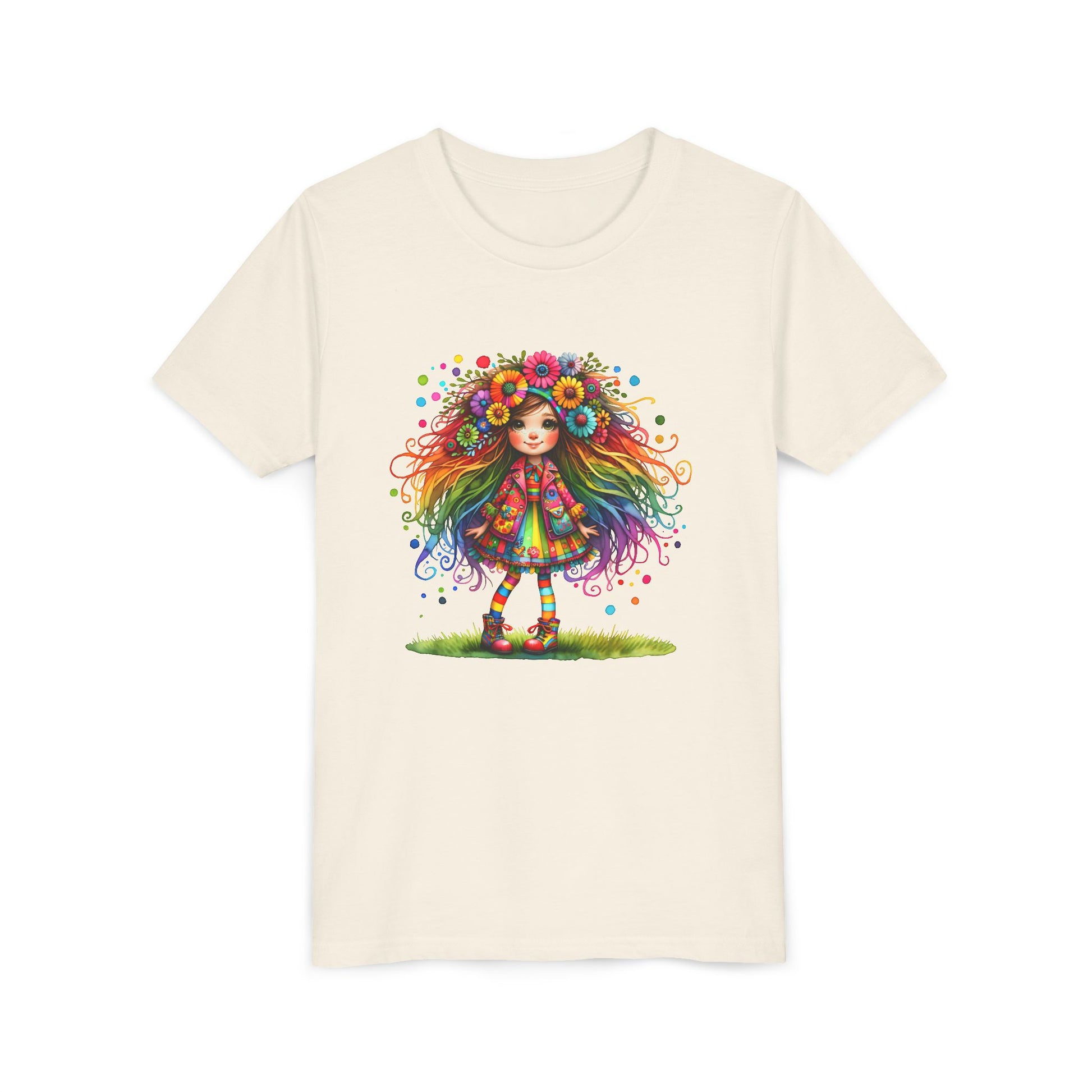 Whimsical Flower Child Youth Tee