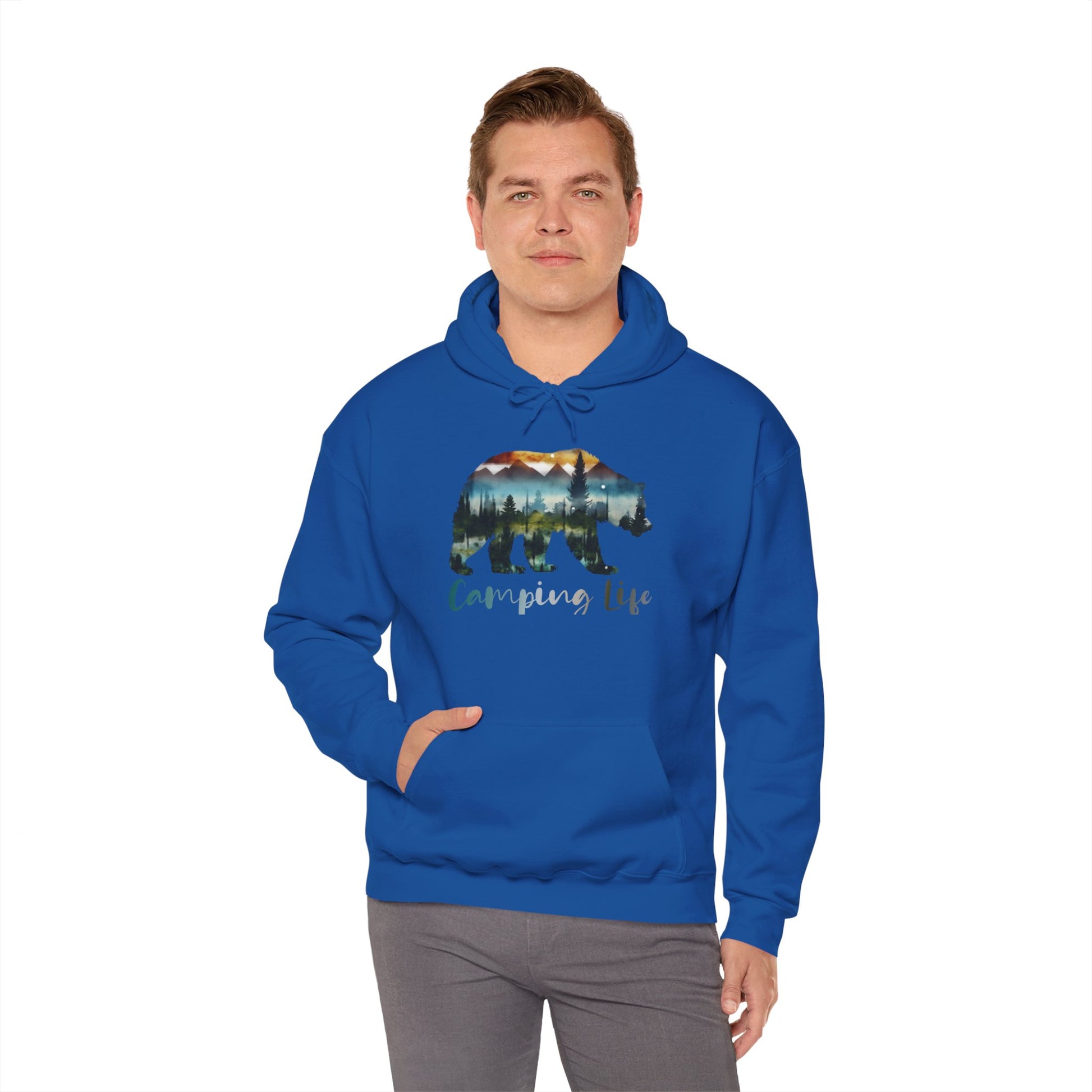 Camping Life Bear Hoodie
