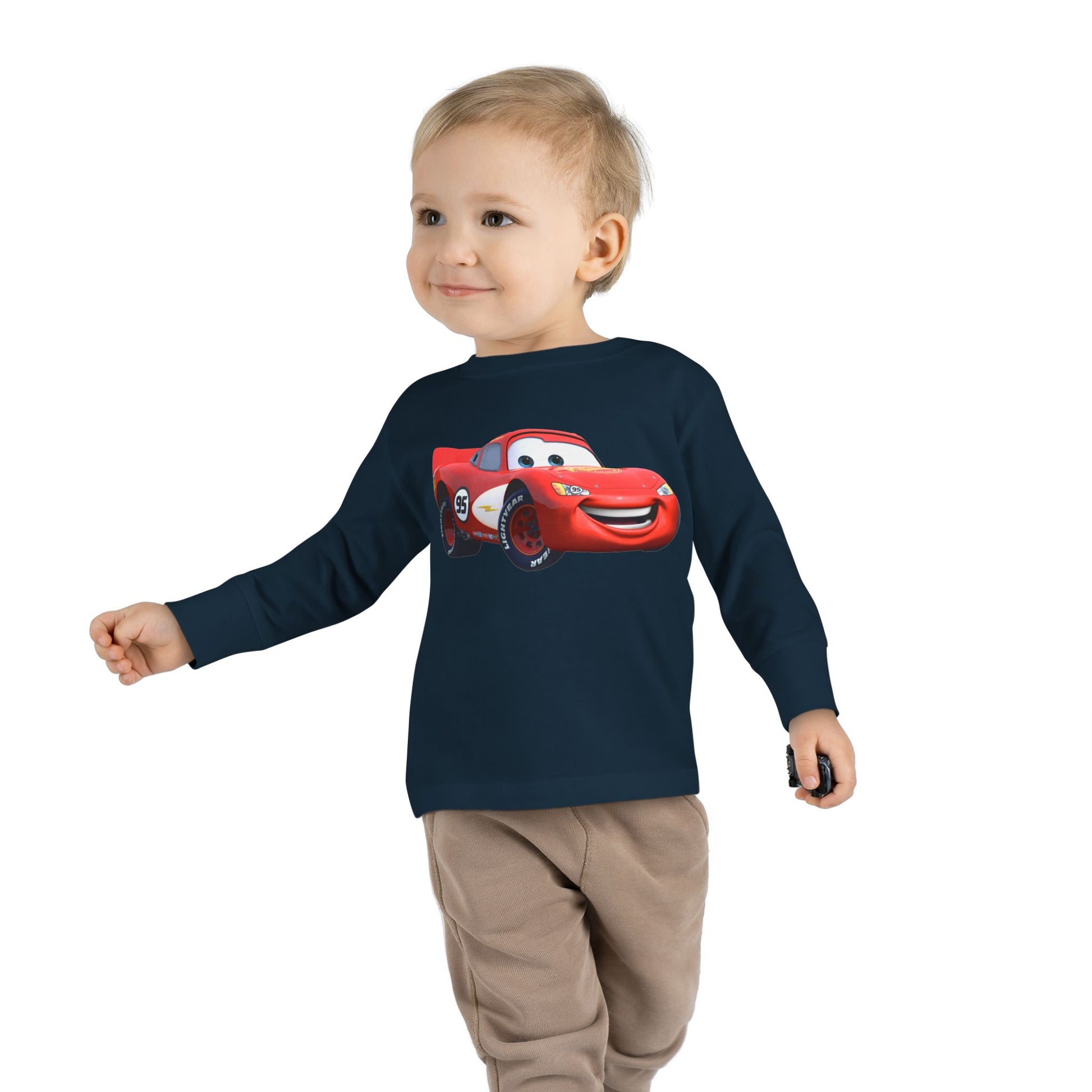 Toddler Cars Graphic Long Sleeve Tee