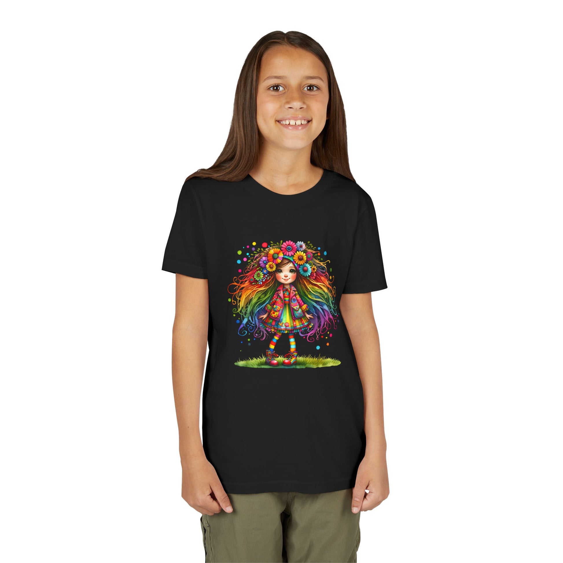 Whimsical Flower Child Youth Tee