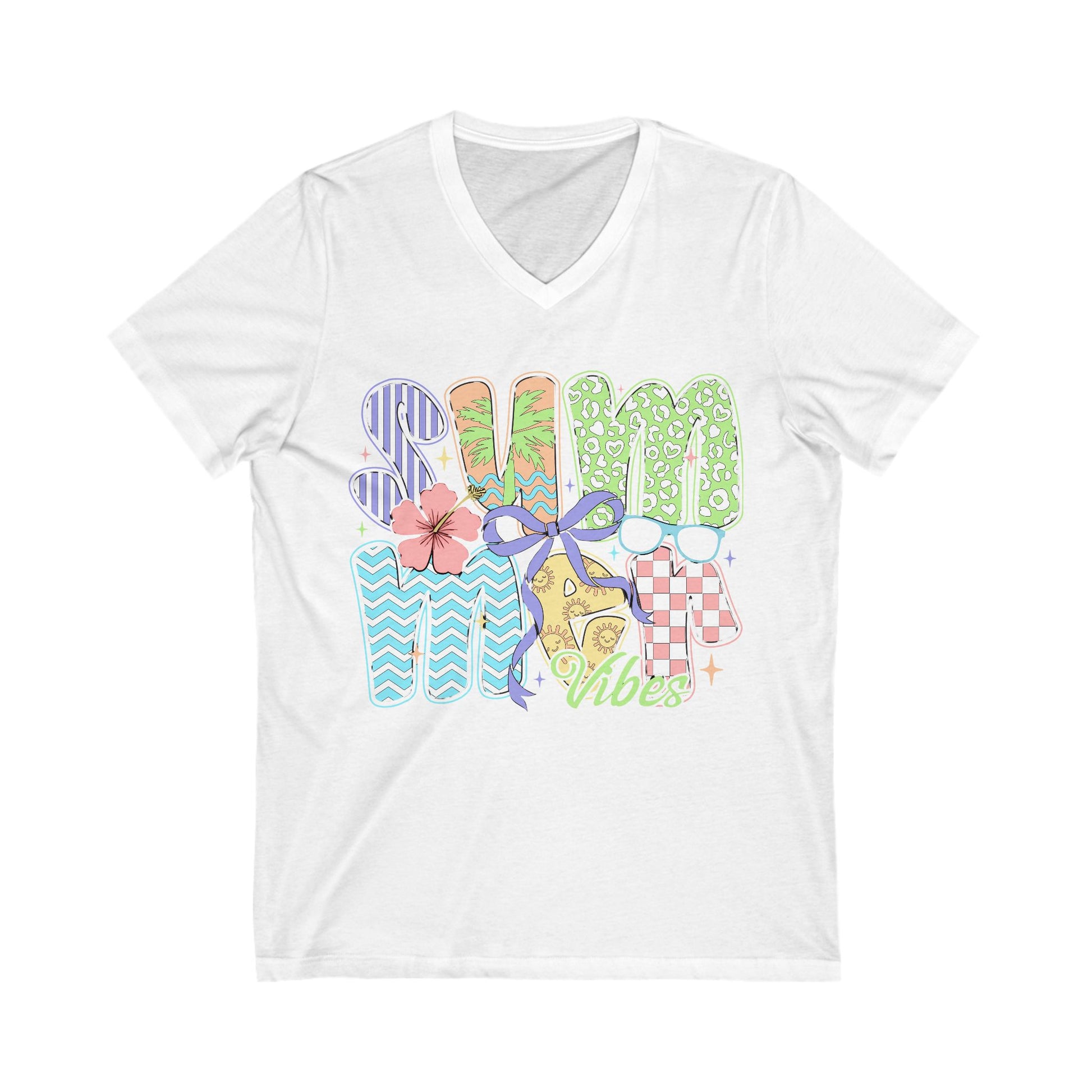 Summer Vibes Ladies' V-Neck