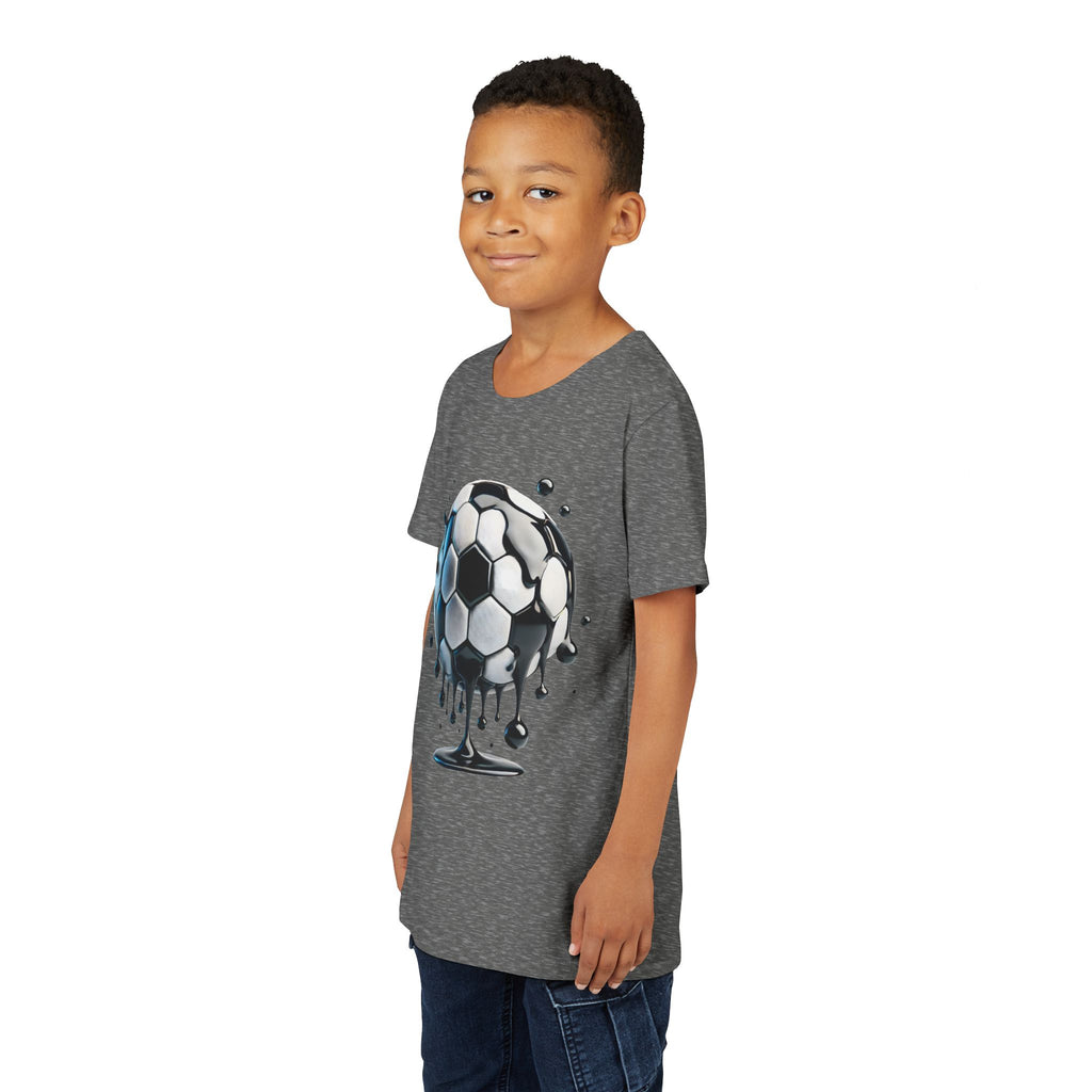 Dripping Soccer Ball Youth Tee