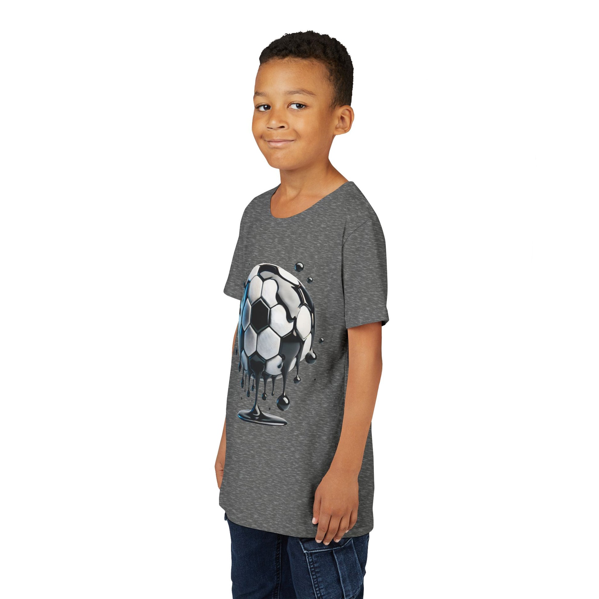 Dripping Soccer Ball Youth Tee