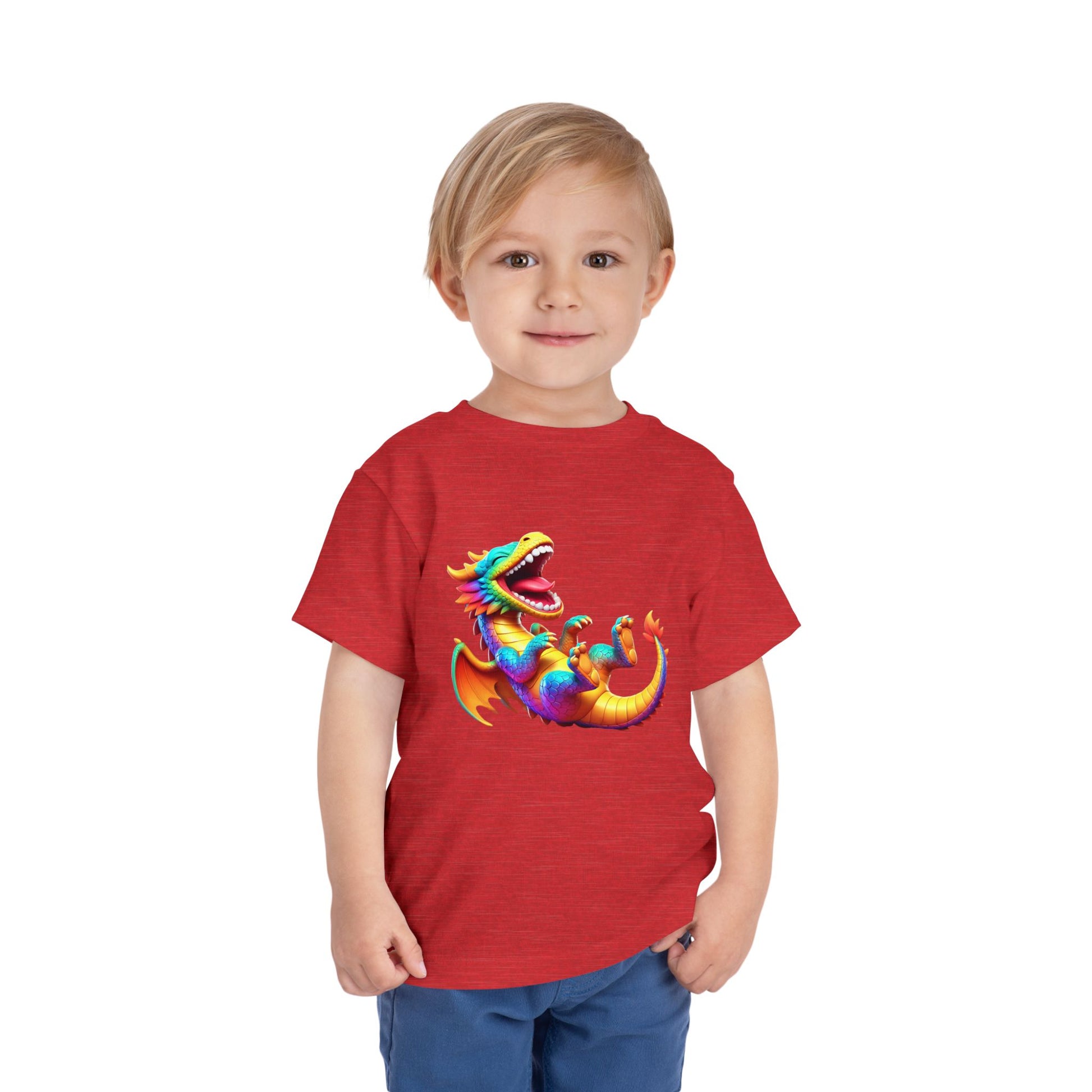 Rainbow Dinosaur Toddler Tee