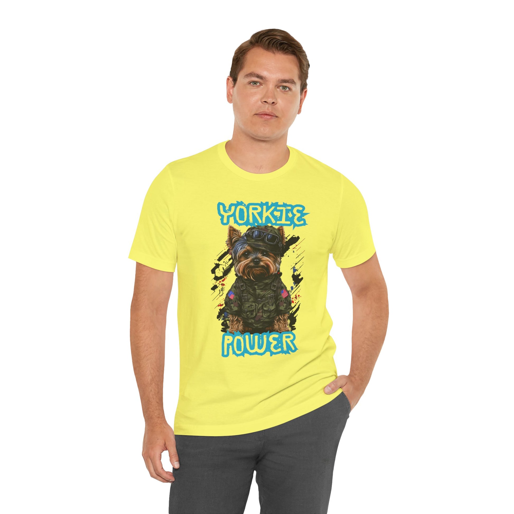 Yorkie Power Unisex Tee
