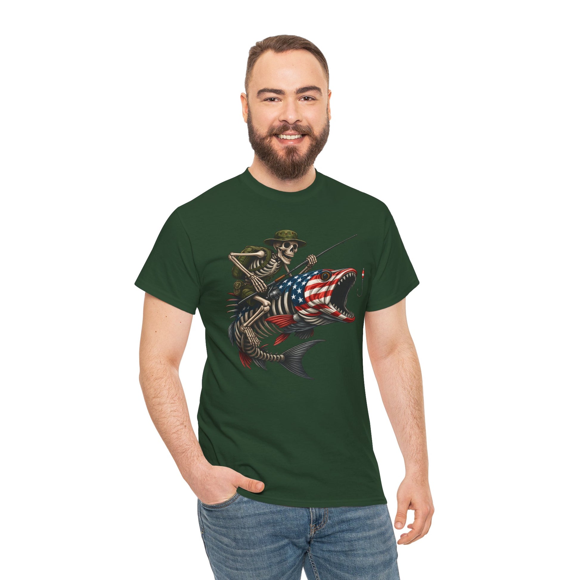 Fishing Skeleton Tee