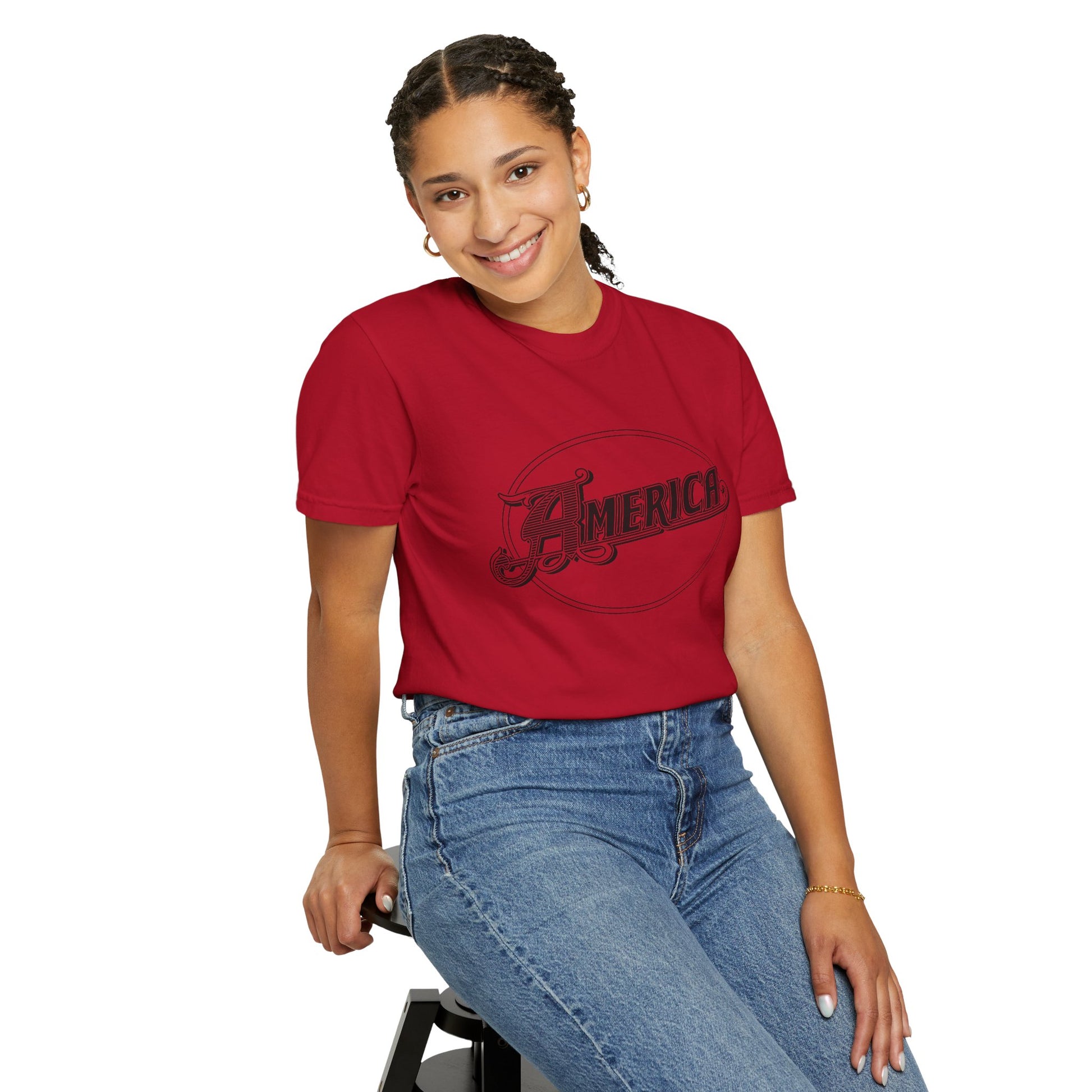 America Vintage Garment-Dyed T-Shirt