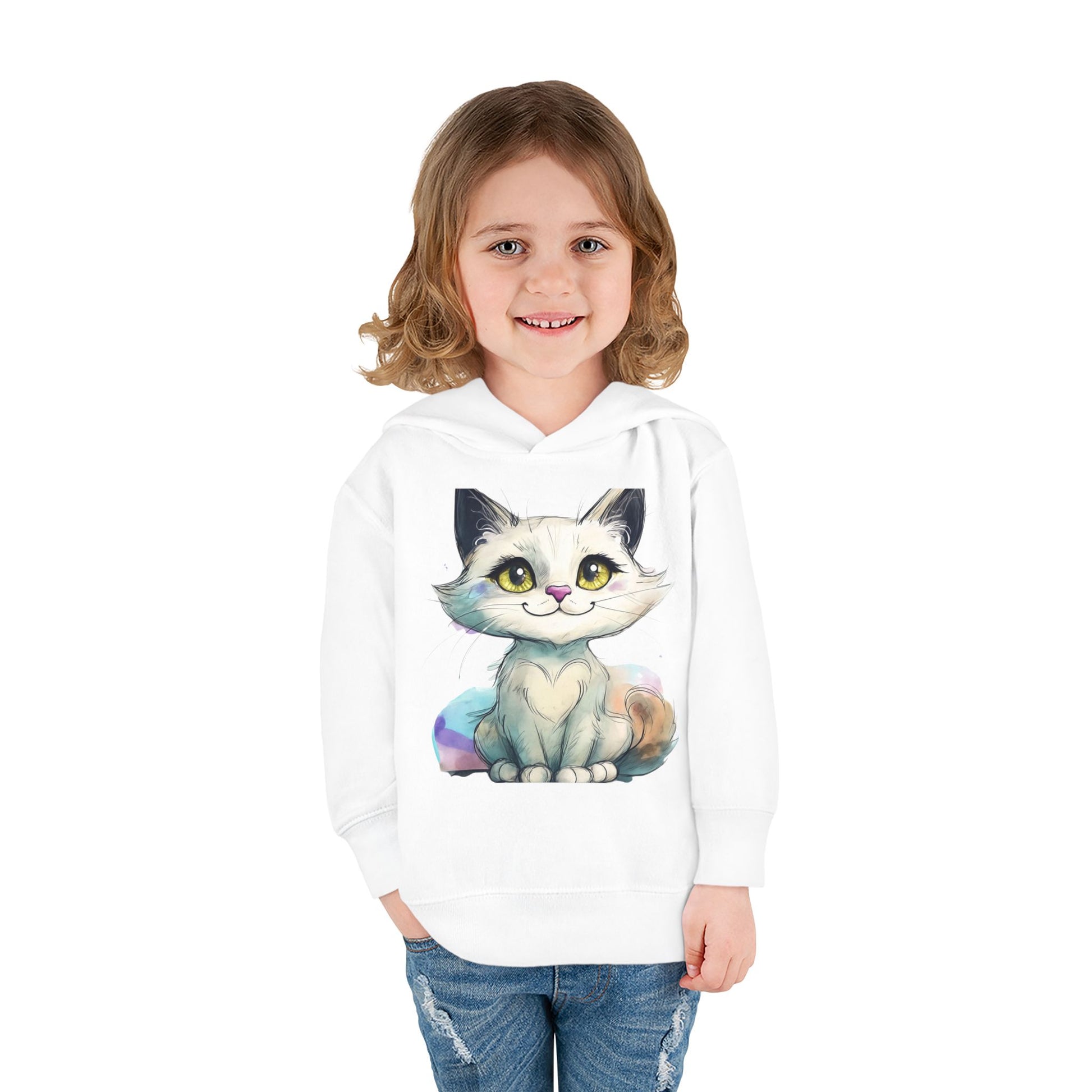 Cute Cat Toddler Hoodie