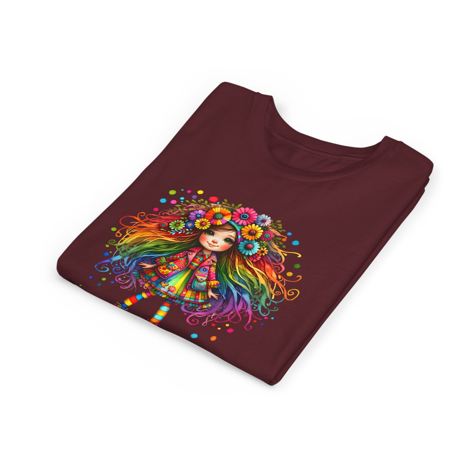 Whimsical Flower Child Youth Tee