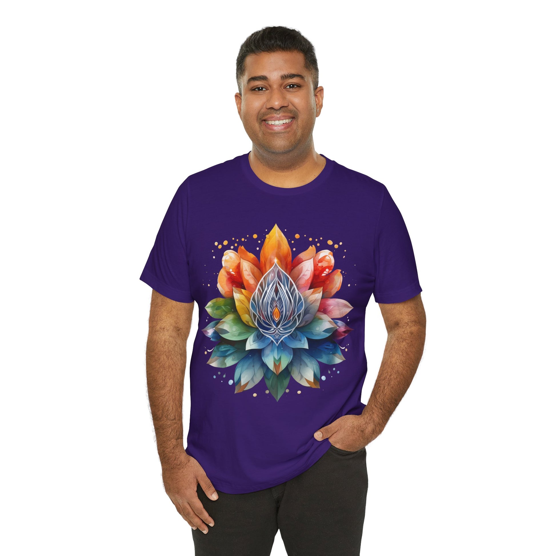 Colorful Lotus Flower T-Shirt