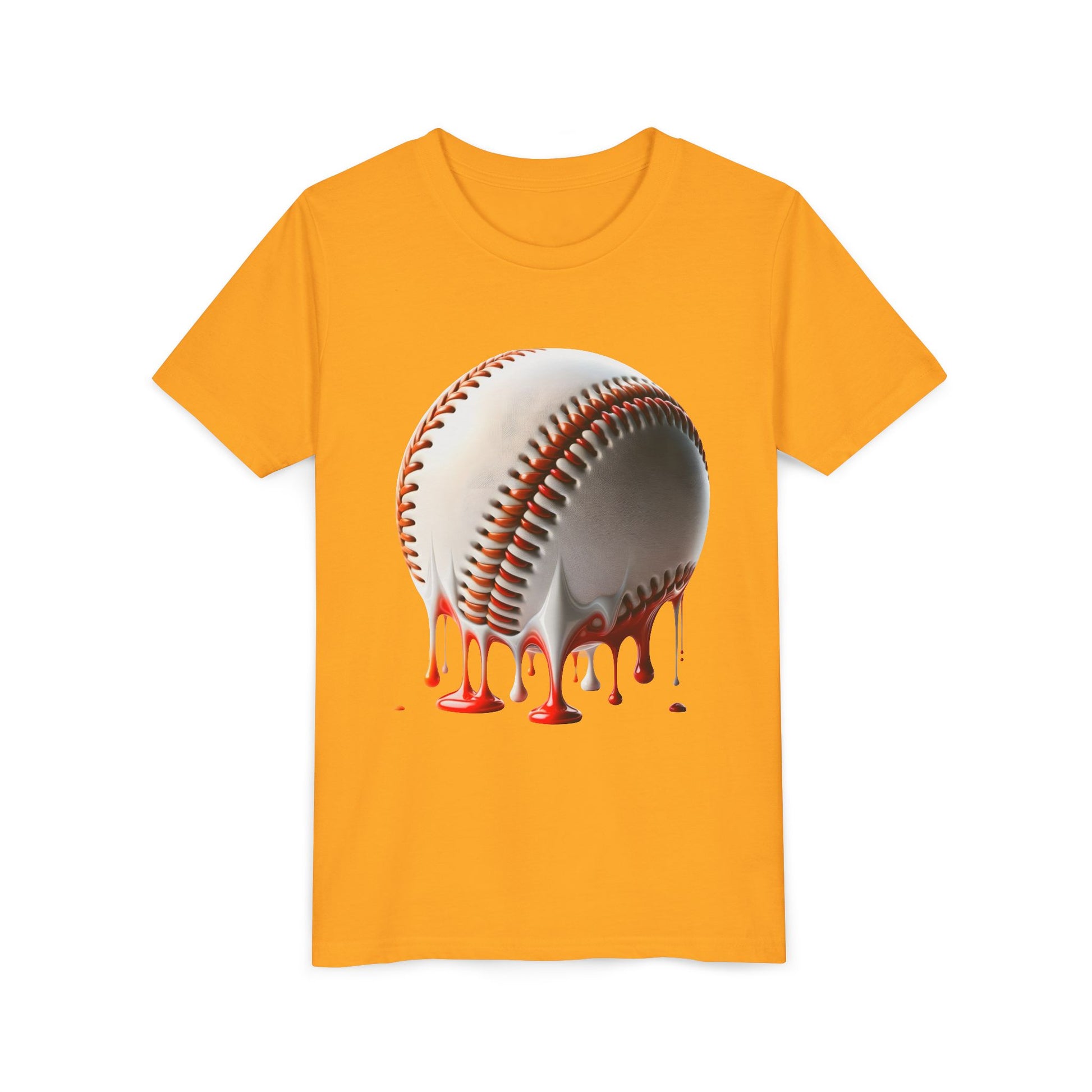 Youth Baseball Inspired Dripping Tee