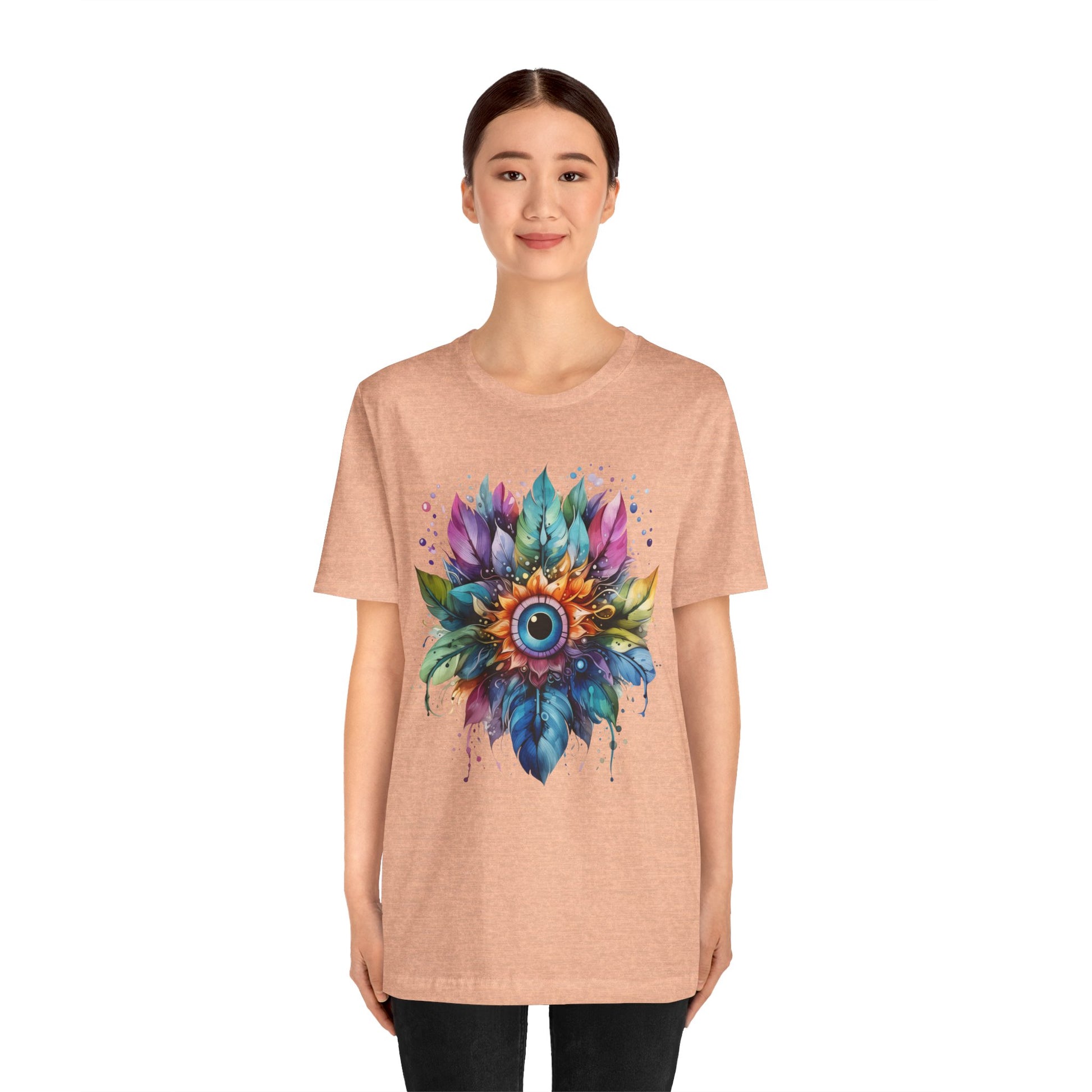 Colorful Eye Design Unisex Tee