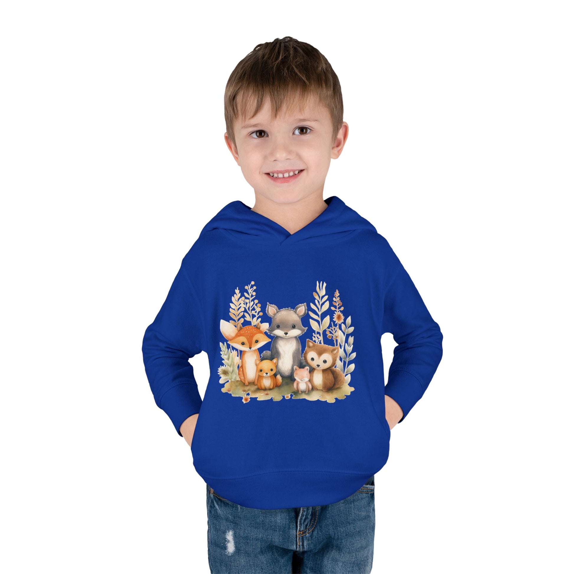 Whimsical Animal Toddler Hoodie