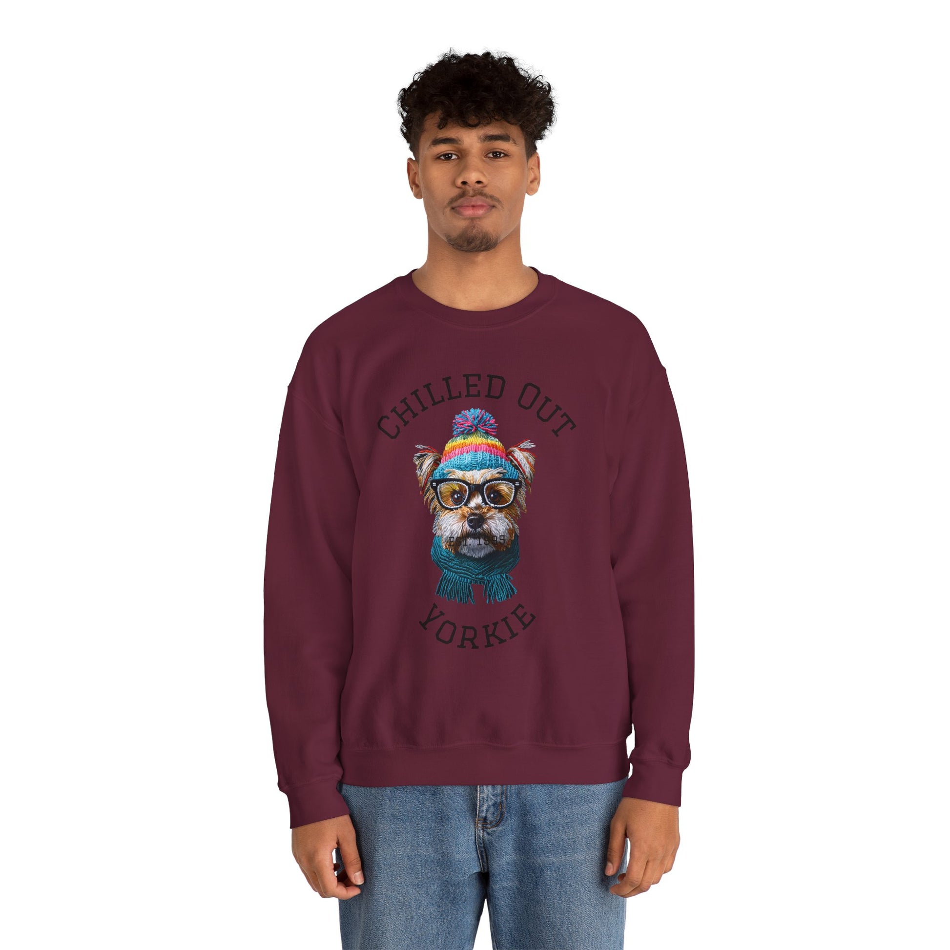 Chilled Out Yorkie Sweatshir