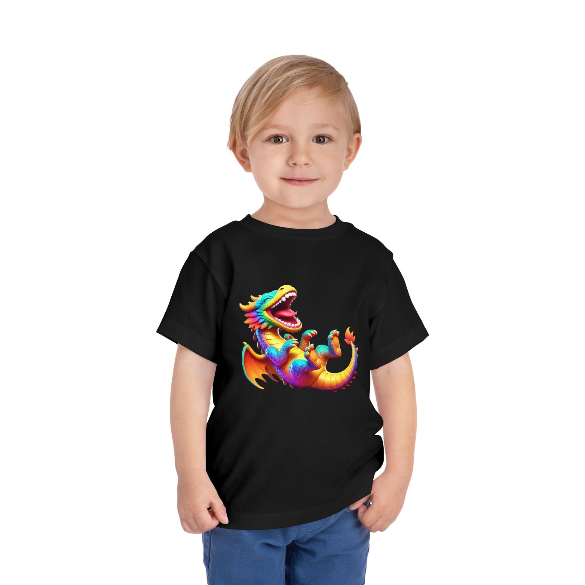 Rainbow Dinosaur Toddler Tee