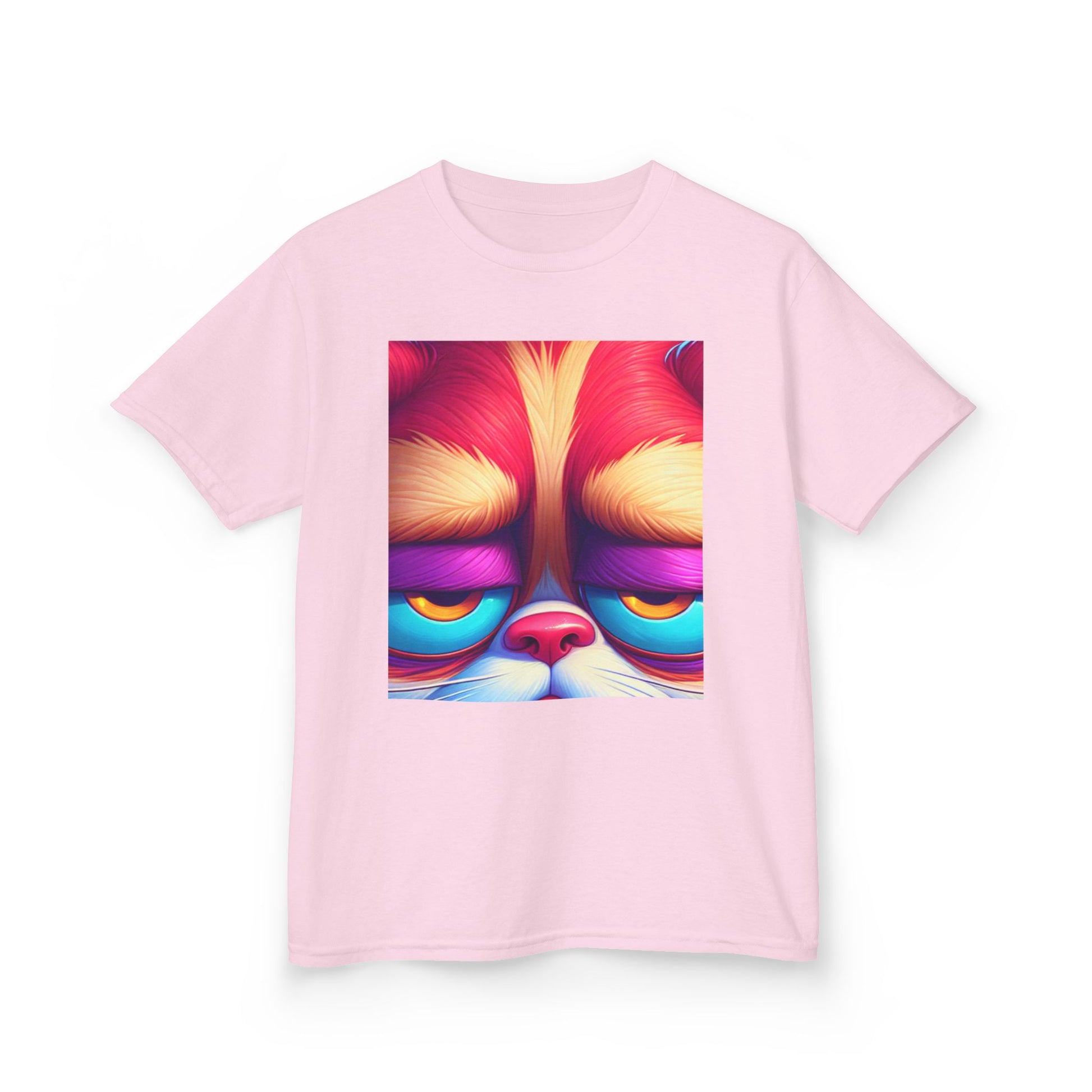Colorful Grumpy Cat Kids Tee