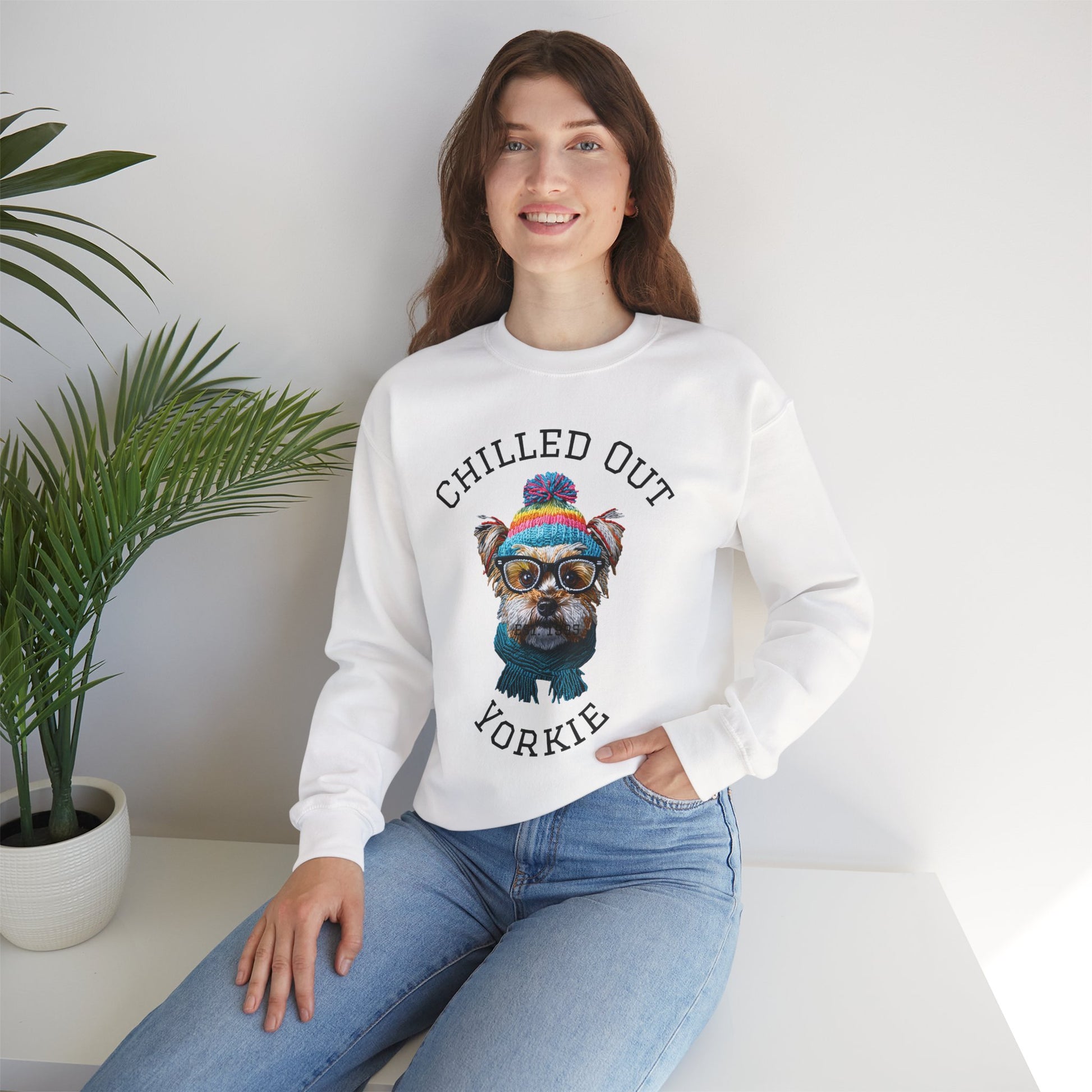 Chilled Out Yorkie Sweatshir