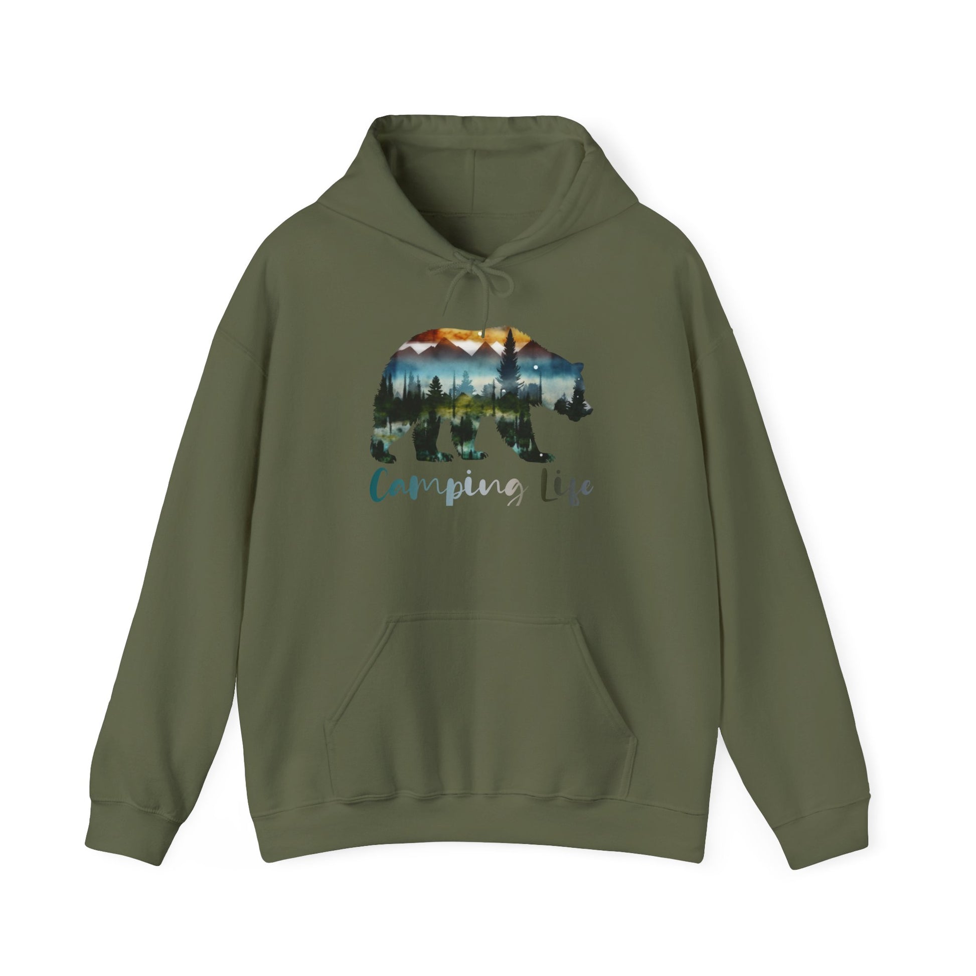 Camping Life Bear Hoodie