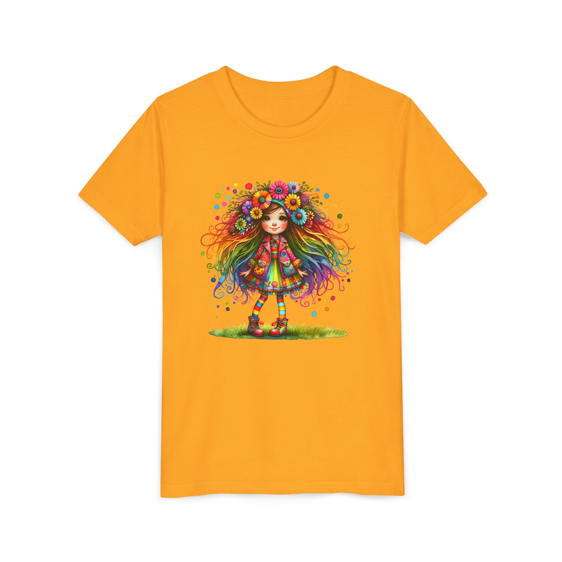 Whimsical Flower Child Youth Tee