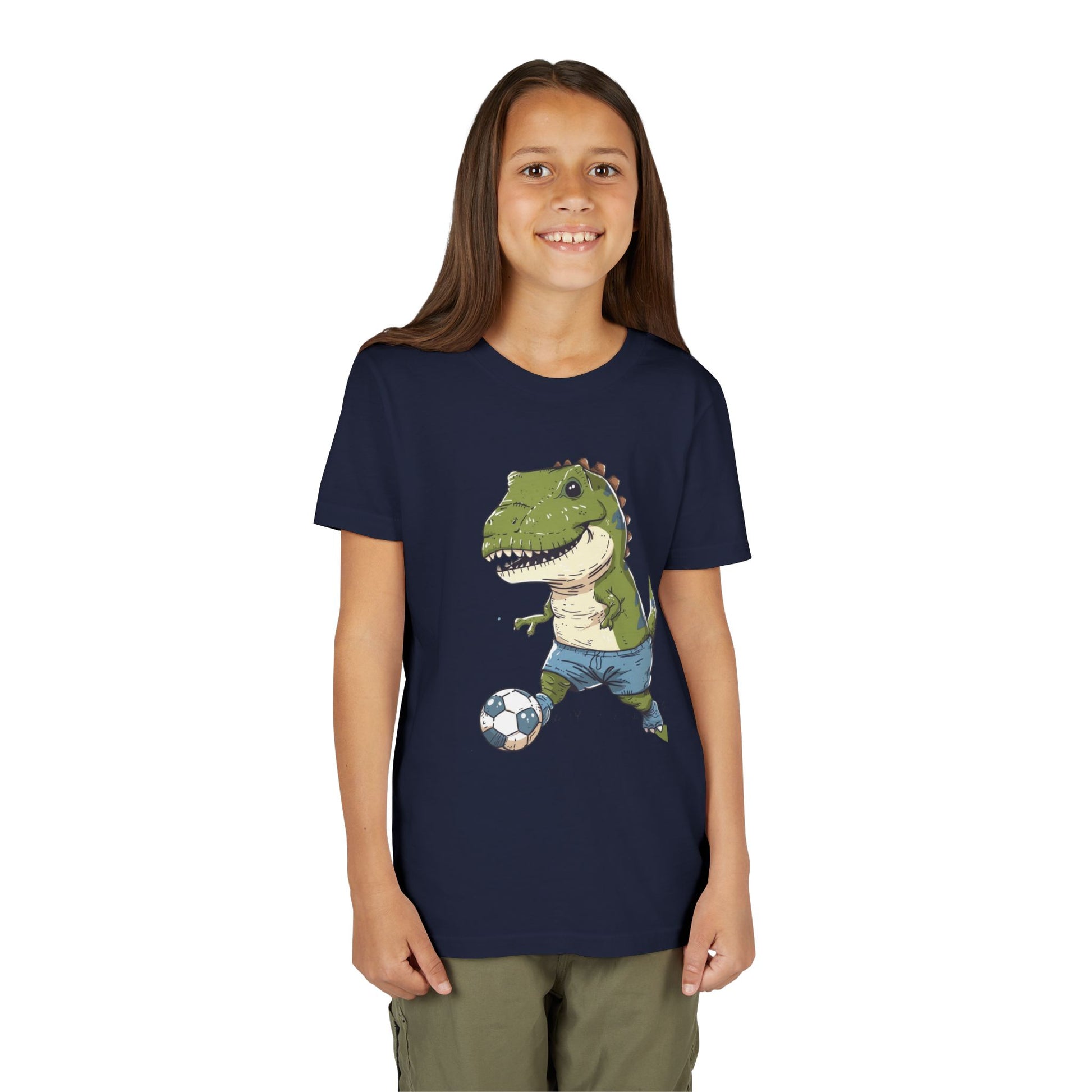 Dinosaur Soccer Youth Tee