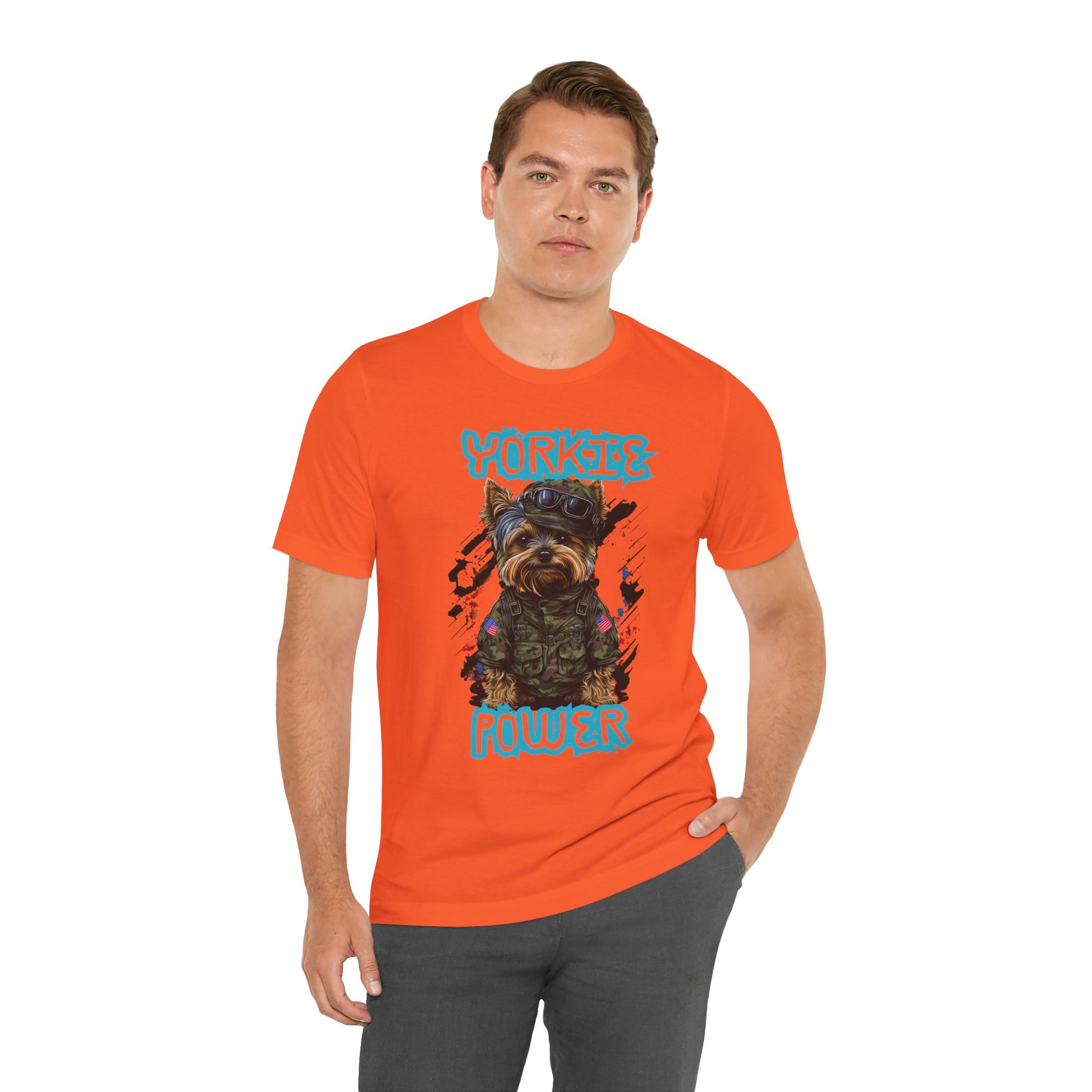 Yorkie Power Unisex Tee
