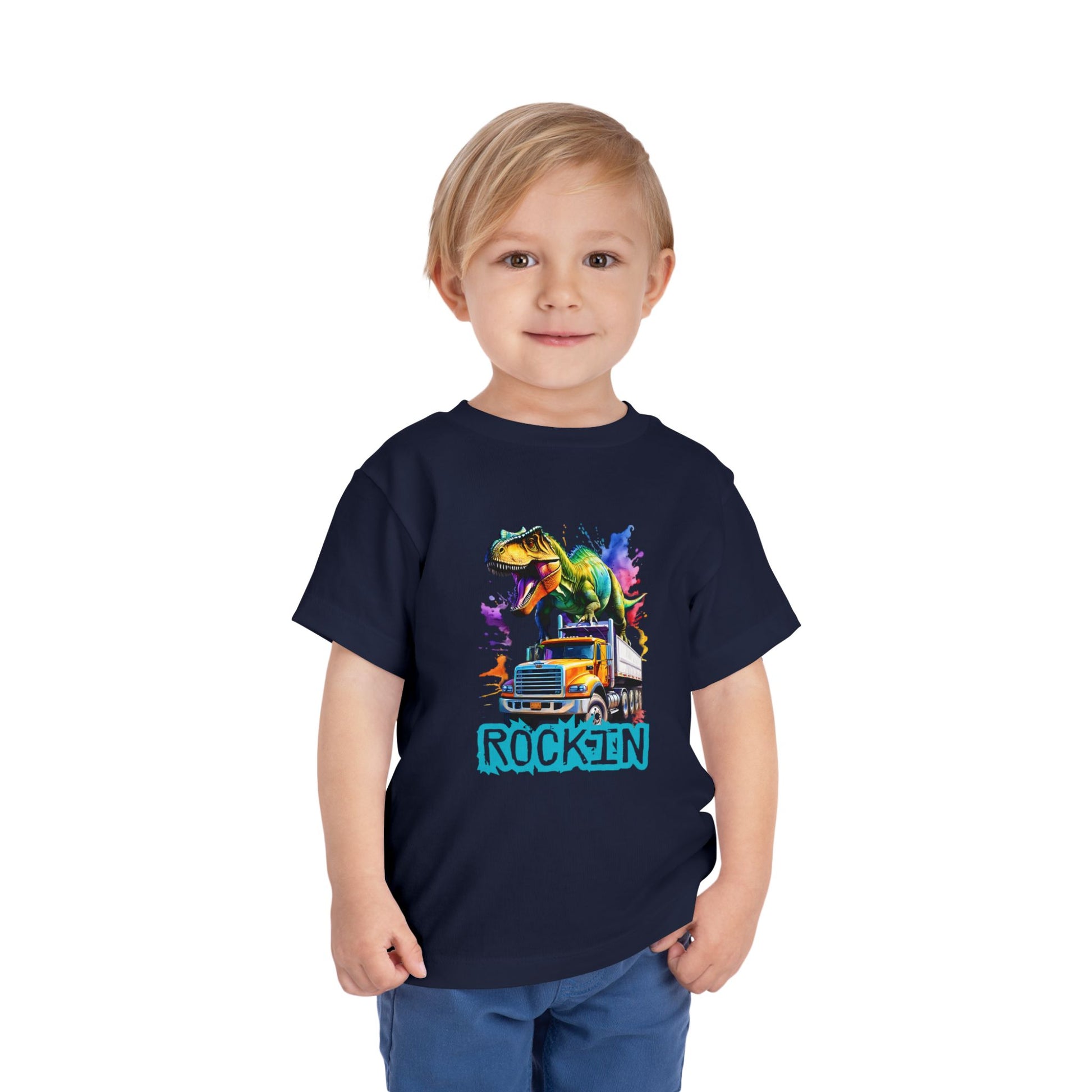 Rockin' Toddler Tee - Dino Design