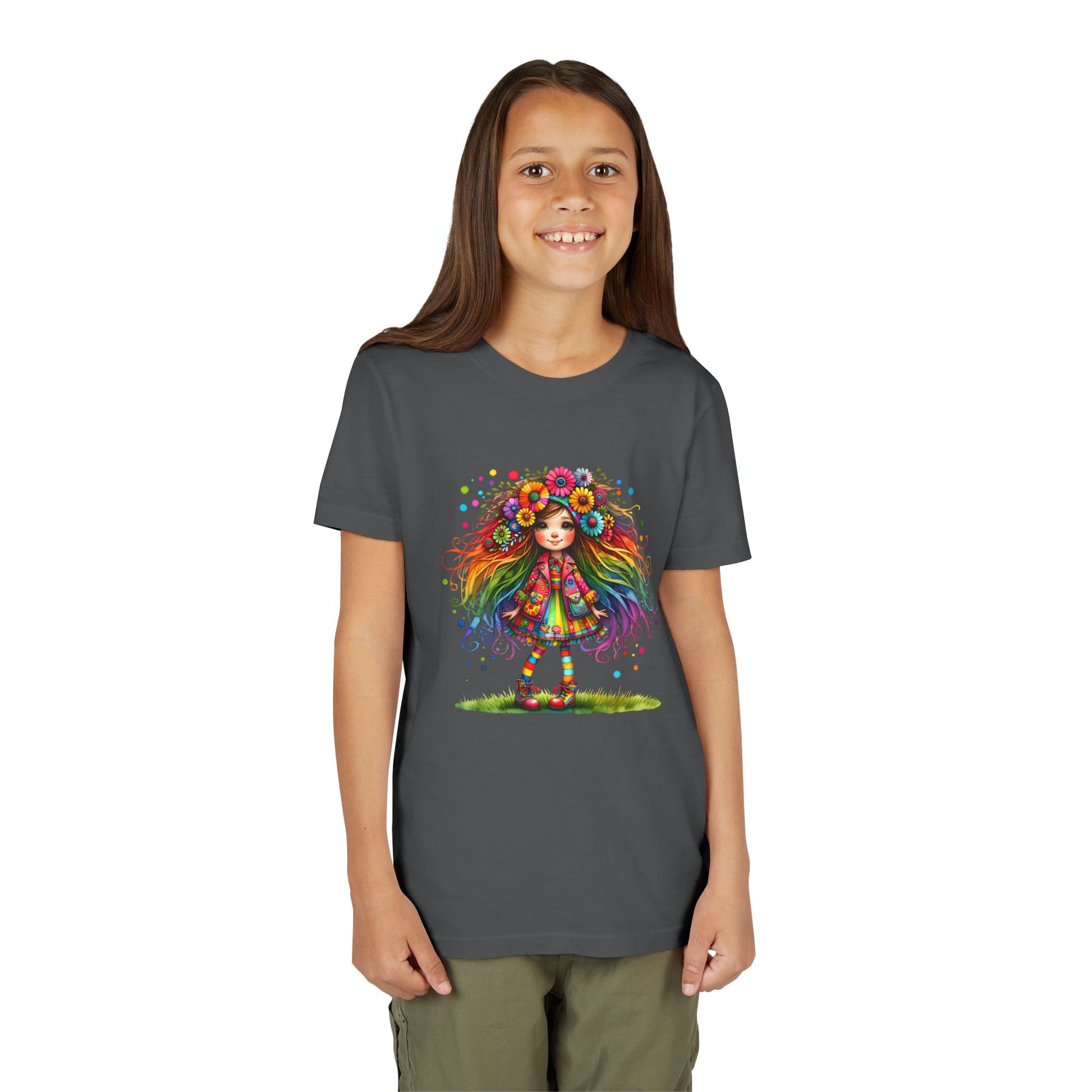 Whimsical Flower Child Youth Tee