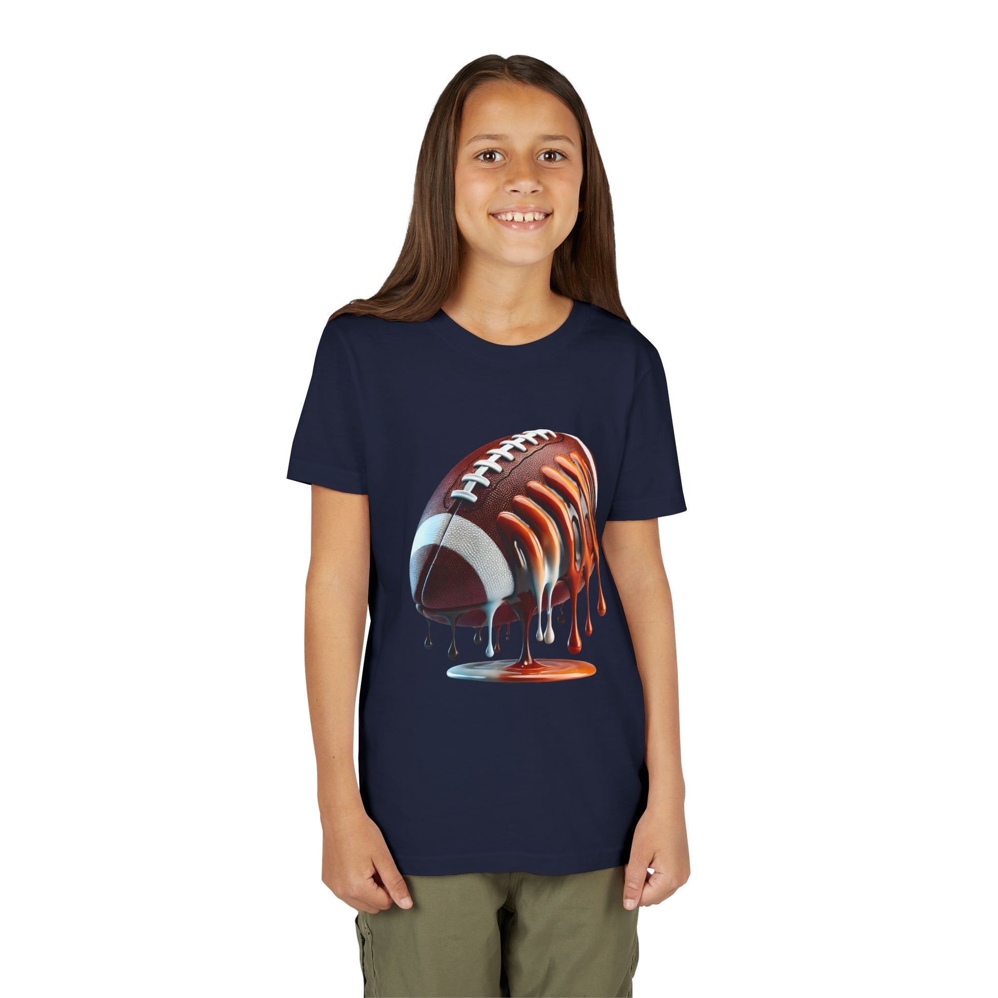 Dripping Football Youth Tee